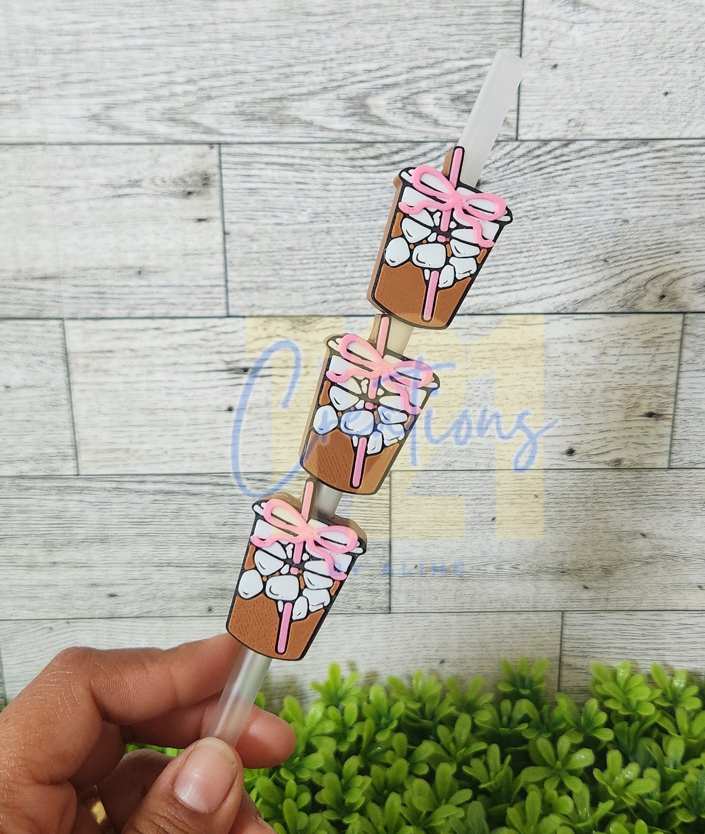 ICED COFFEE STRAW TOPPER