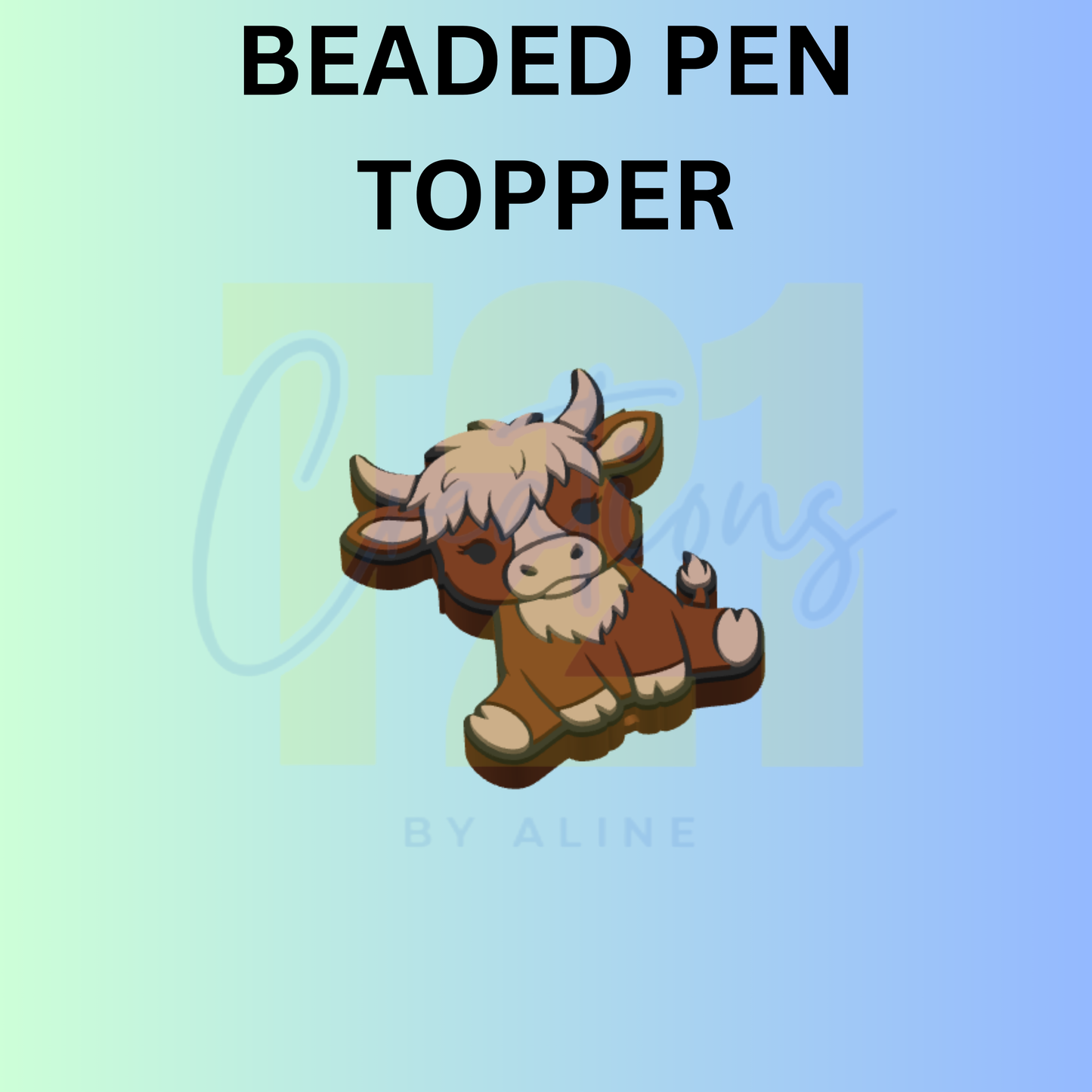 COW 4 PEN TOPPER