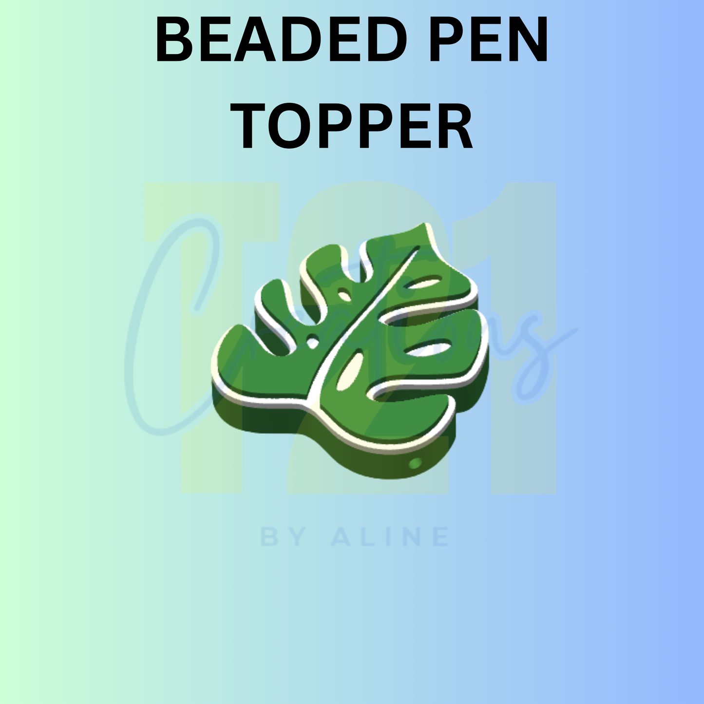 MONSTERA PEN TOPPER