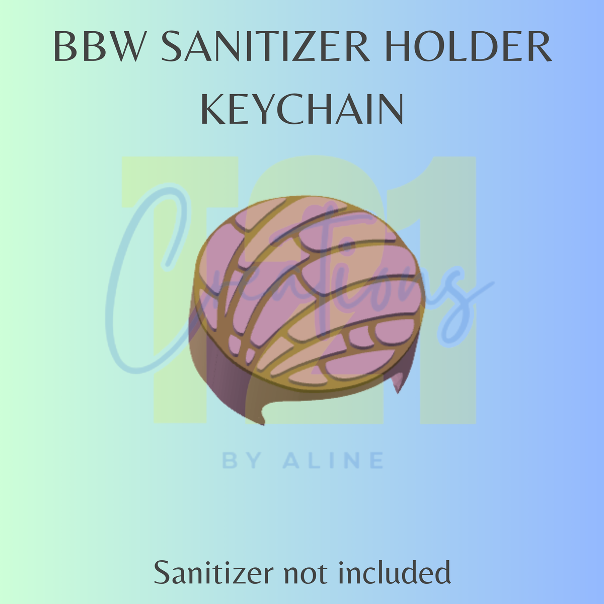 CONCHA BBW SANITIZER KEYCHAIN
