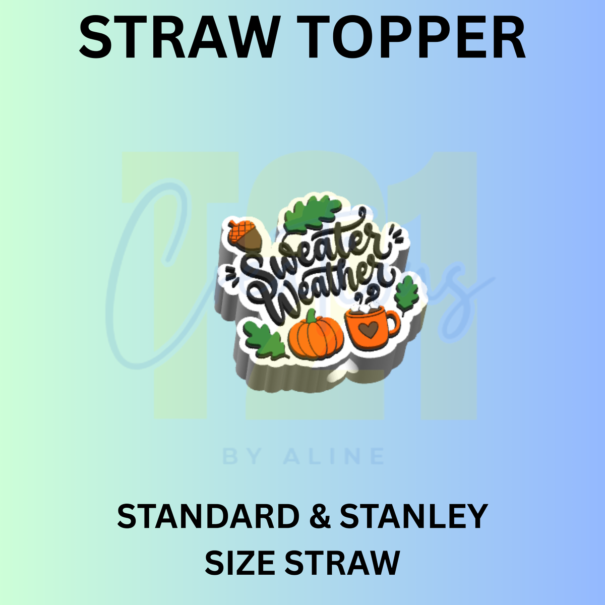 SWEATER WEATHER STRAW TOPPER