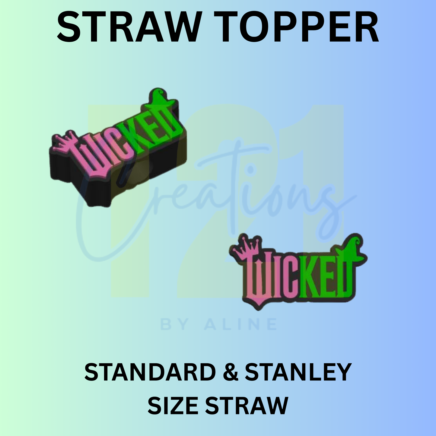 WICKED STRAW TOPPER
