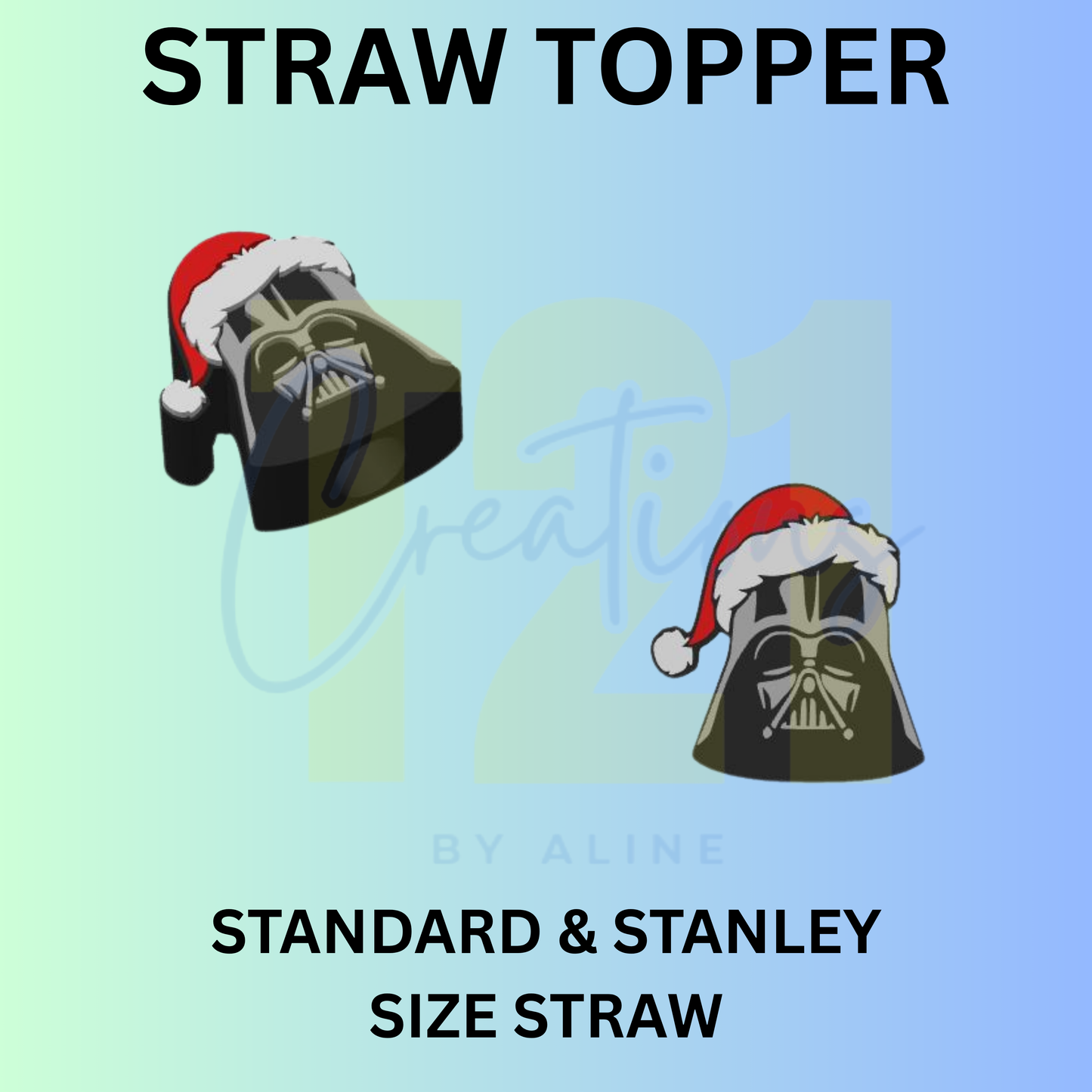 XMAS WARS STRAW TOPPER