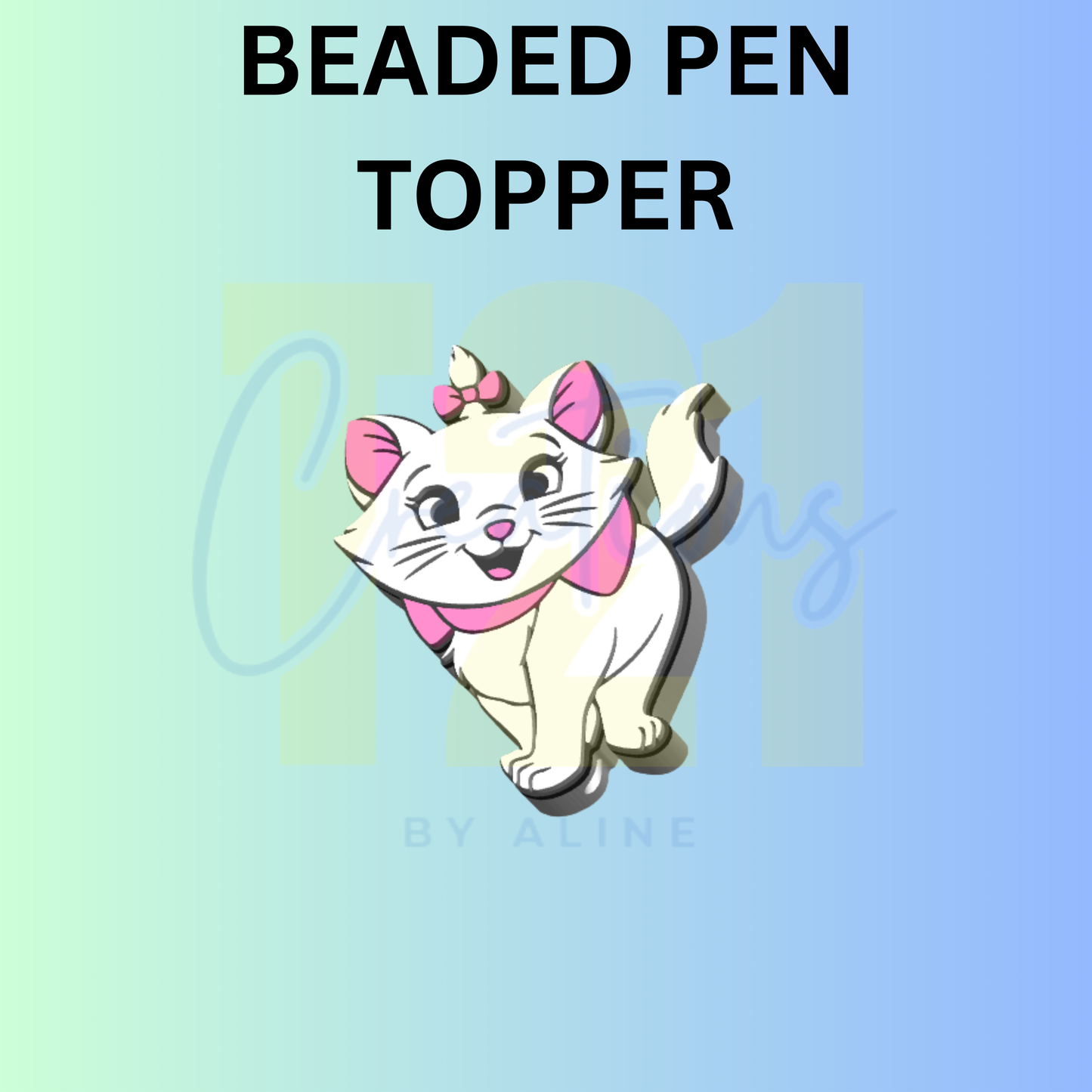 SASSY CAT 2 PEN TOPPER