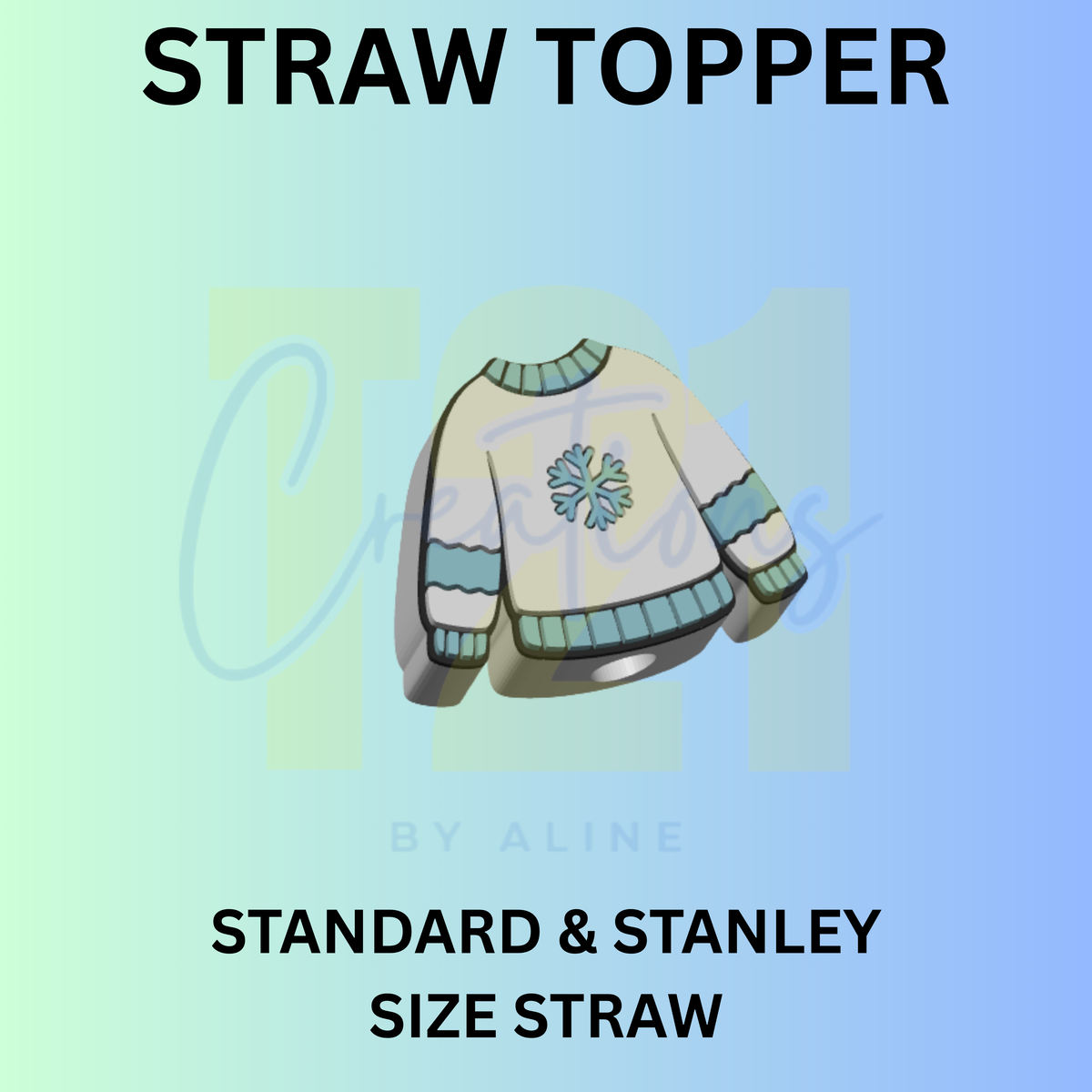 WINTER SWEATER STRAW TOPPER