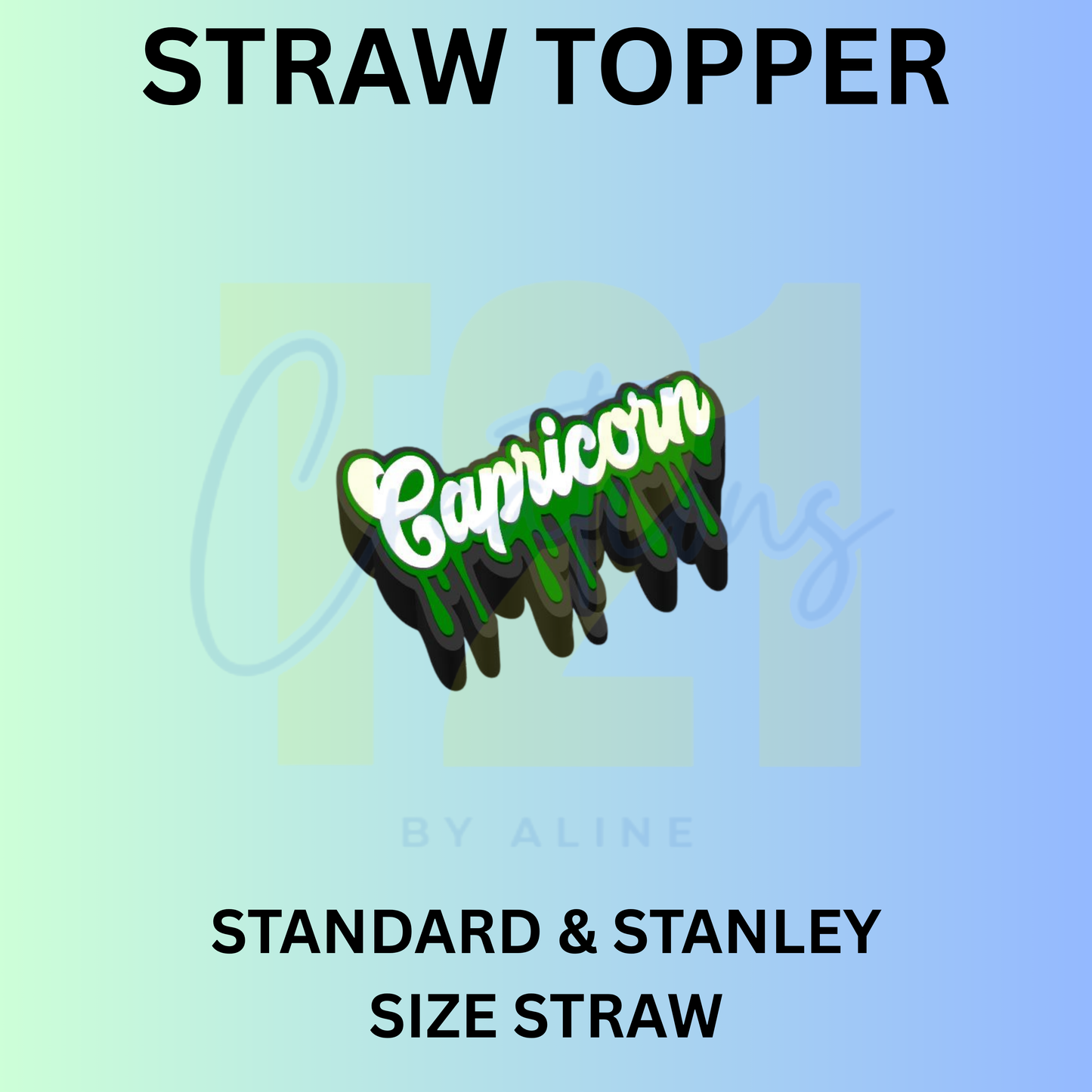 CAPRICORN STRAW TOPPER