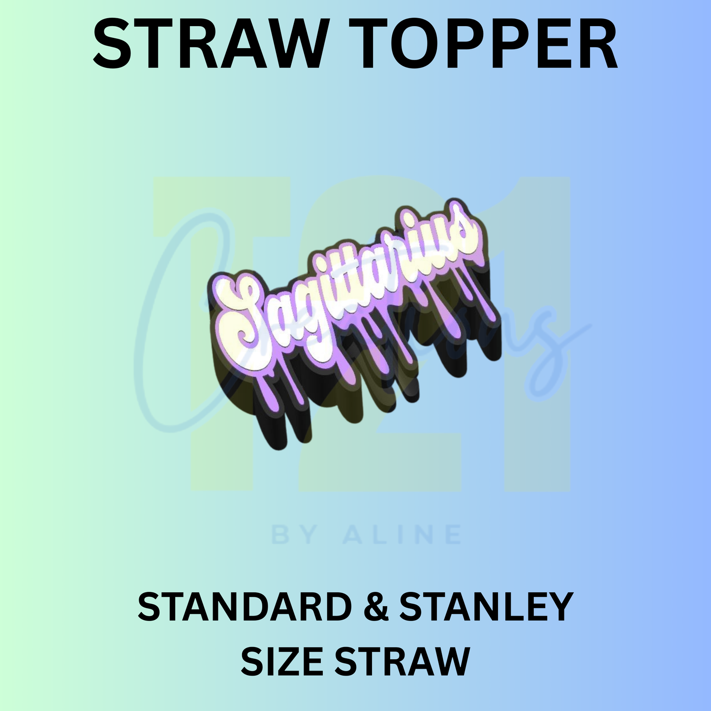 SAGITTARIUS STRAW TOPPER