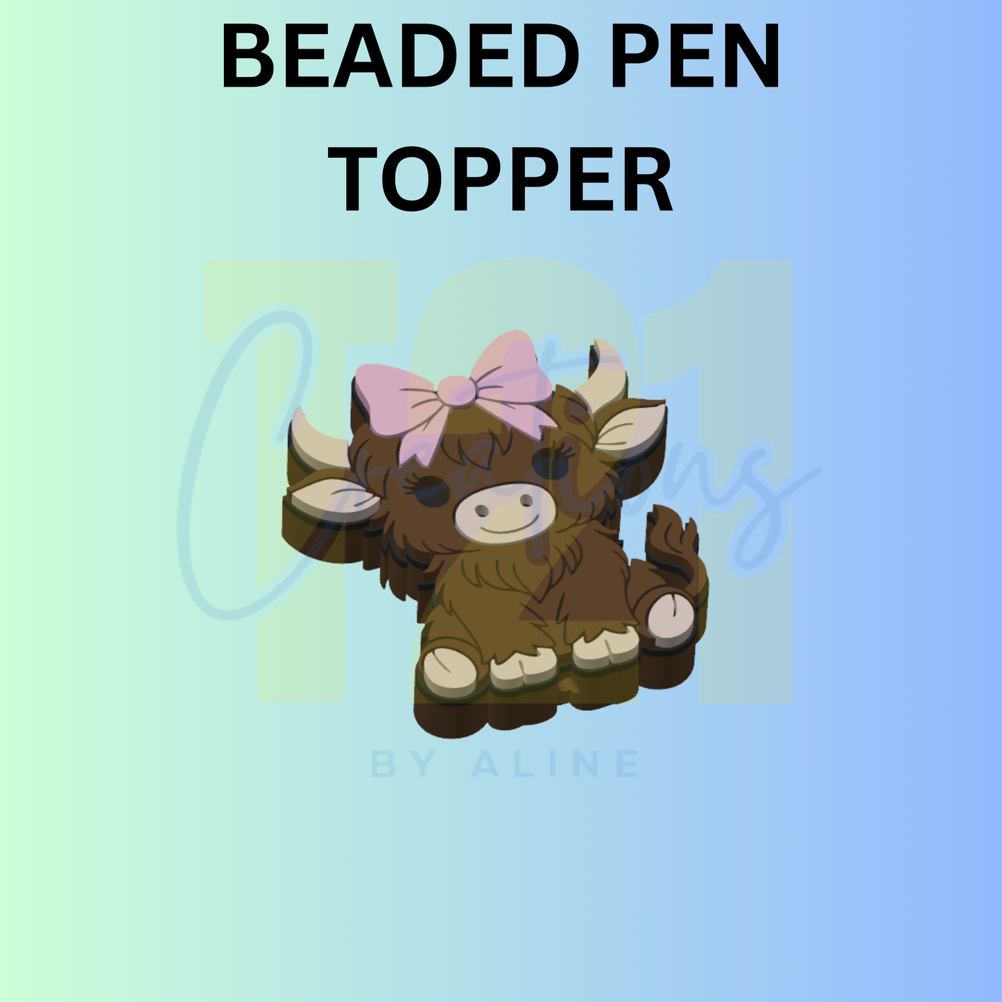 COW 5 PEN TOPPER