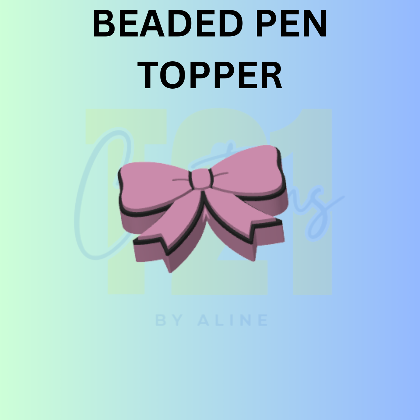BOW PEN TOPPER