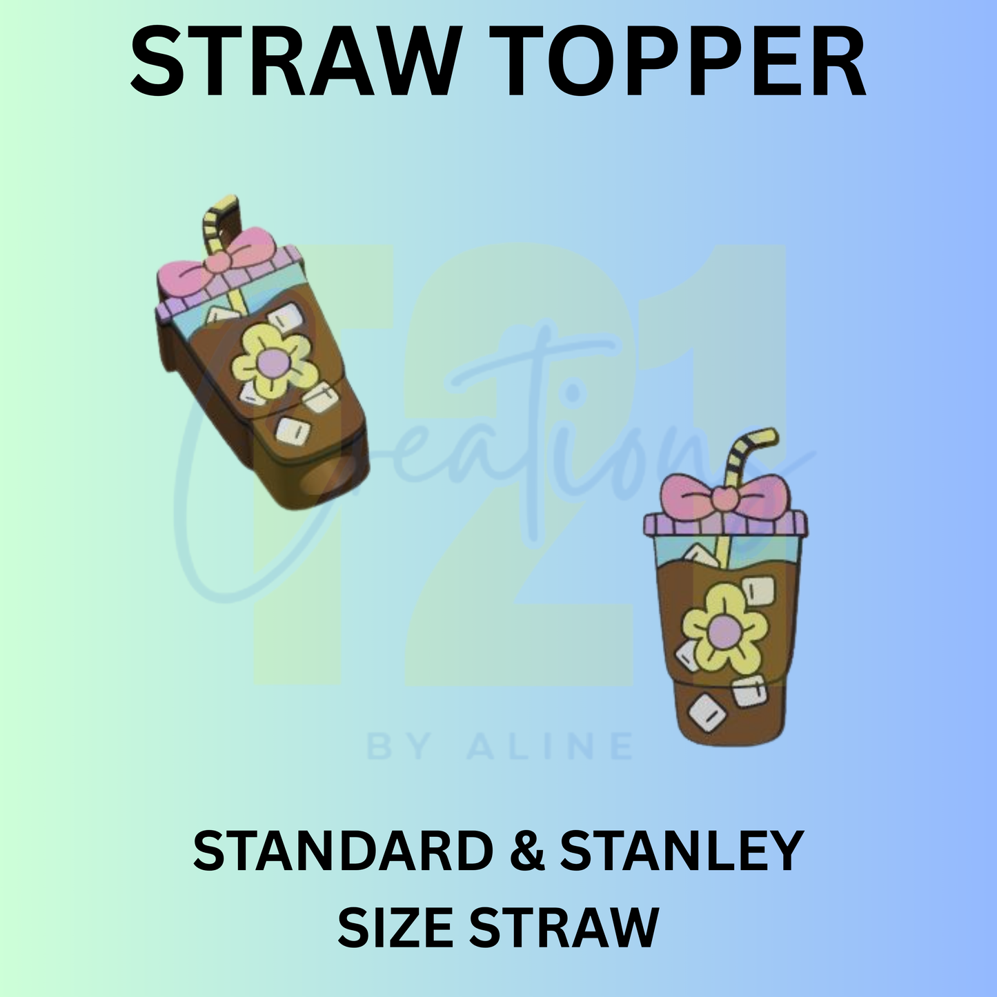 VENTI COFFEE STRAW TOPPE