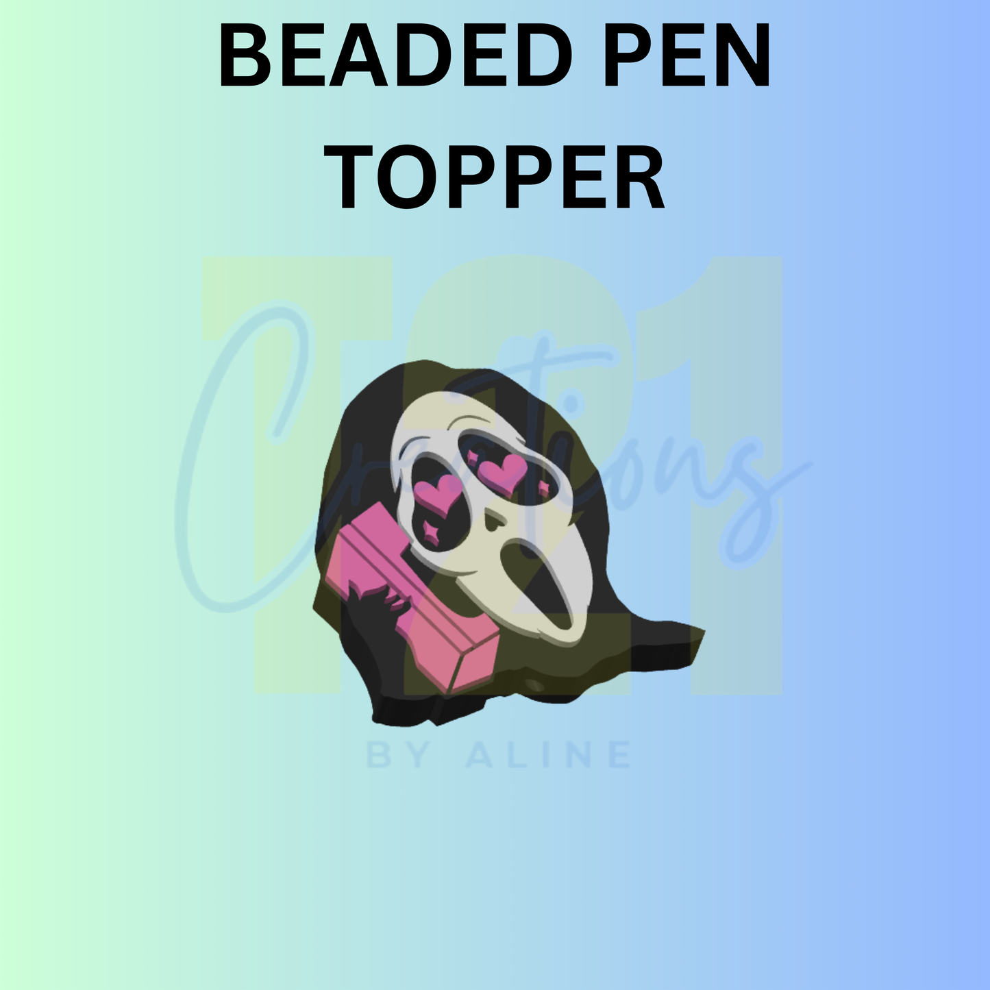 FACE GHOST PEN TOPPER