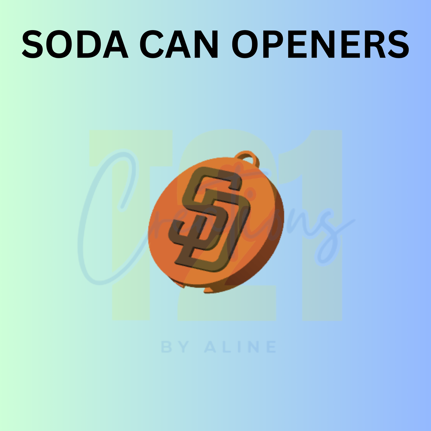 SD CAN OPENER KEYCHAIN
