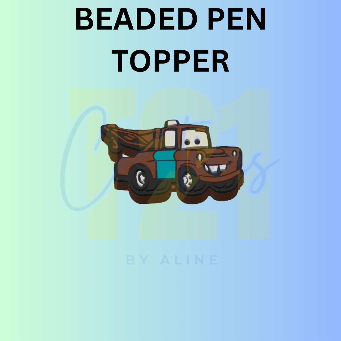 TOW TRUCK PEN TOPPER