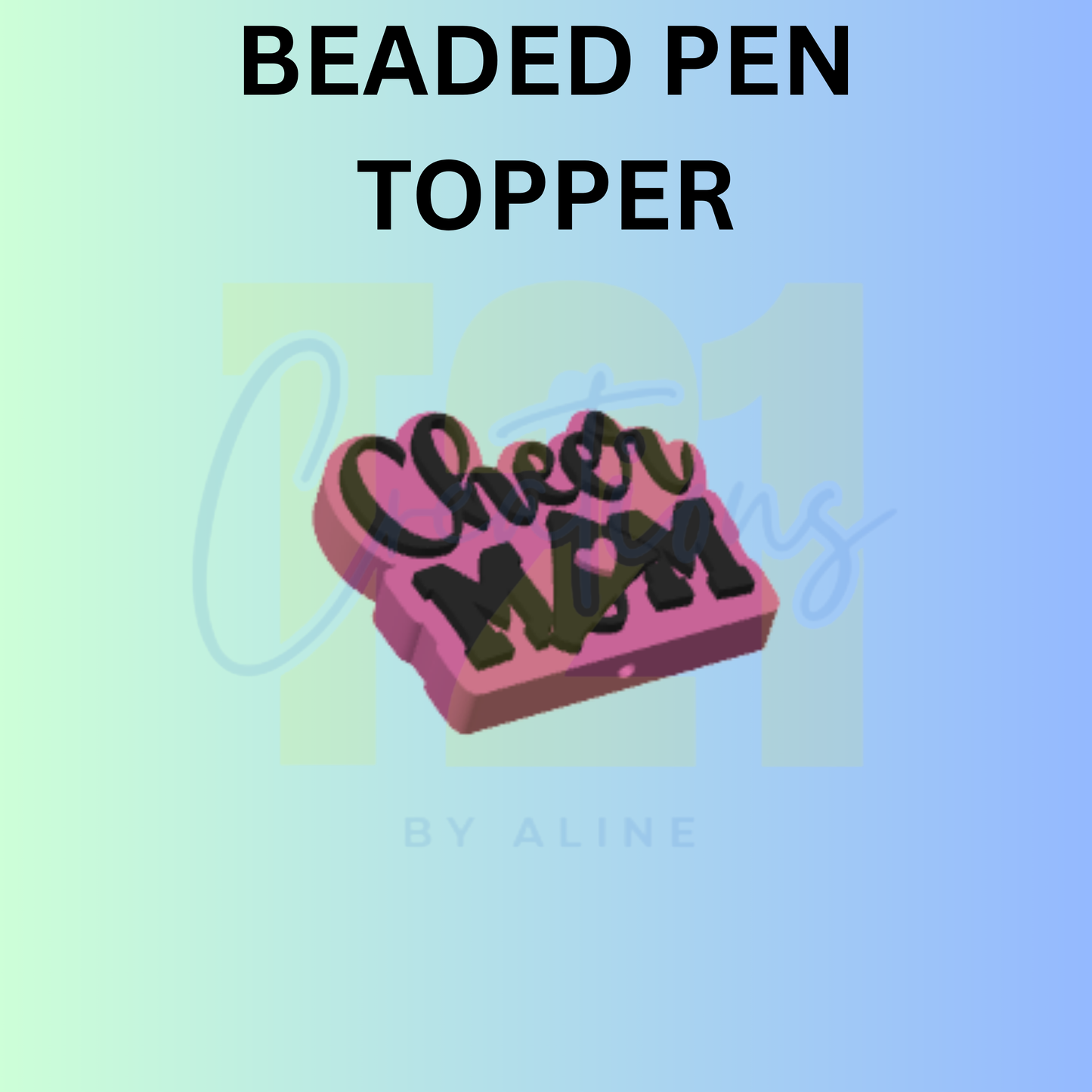 CHEER MOM PEN TOPPER