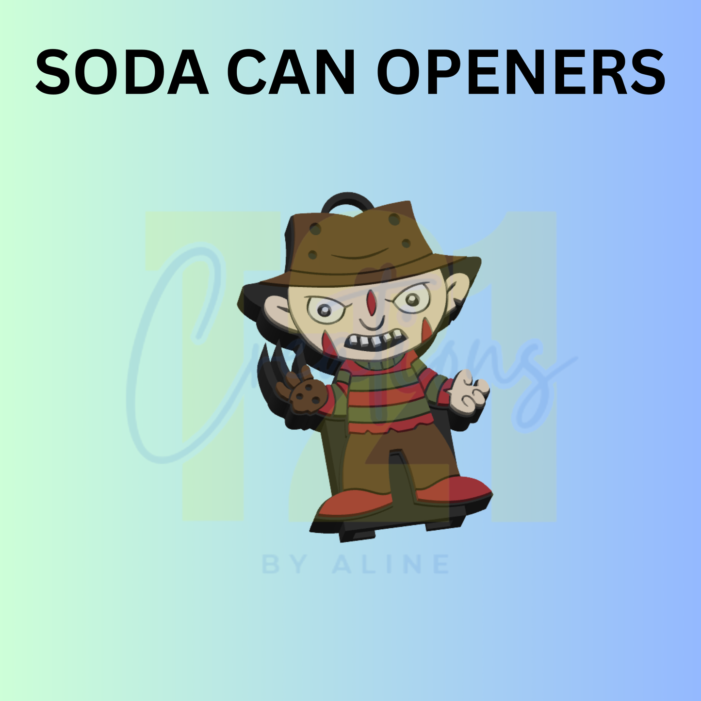 F-REDDY CAN OPENER KEYCHAIN