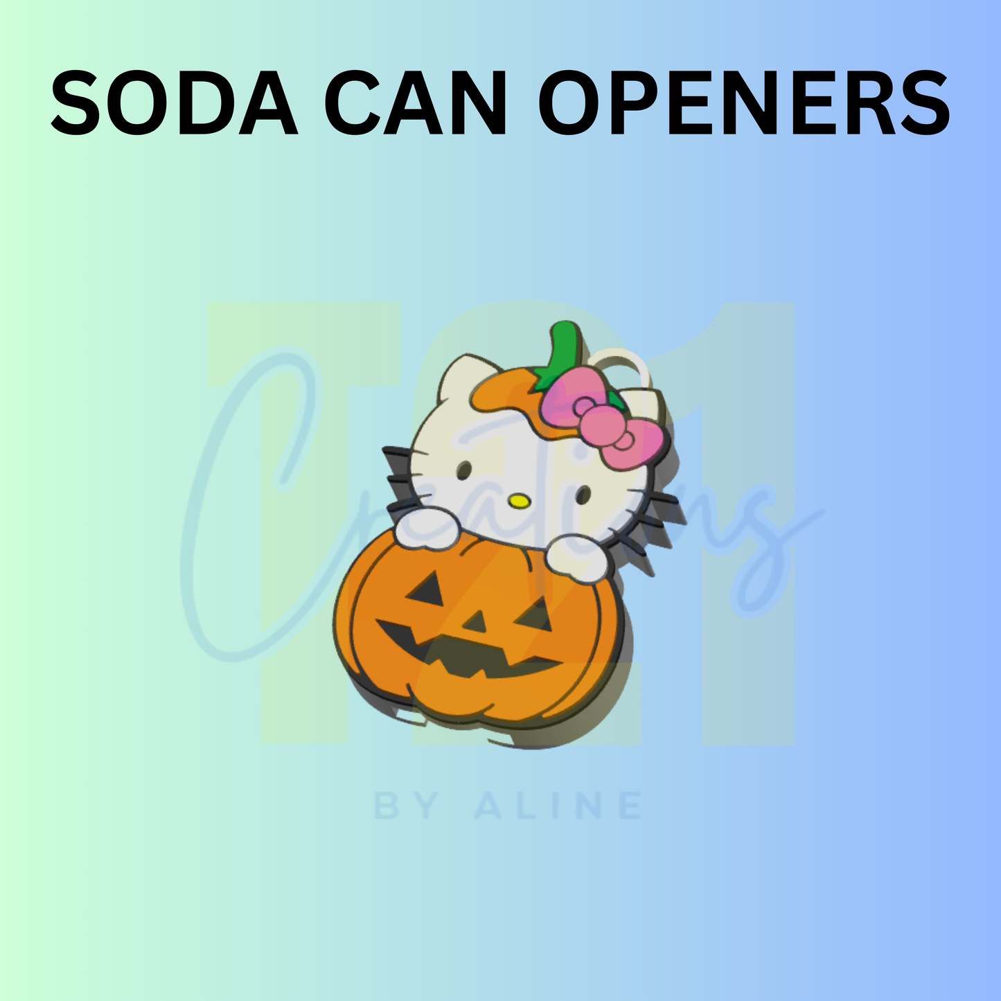 H-K IN PUMPKIN CAN OPENER KEYCHAIN