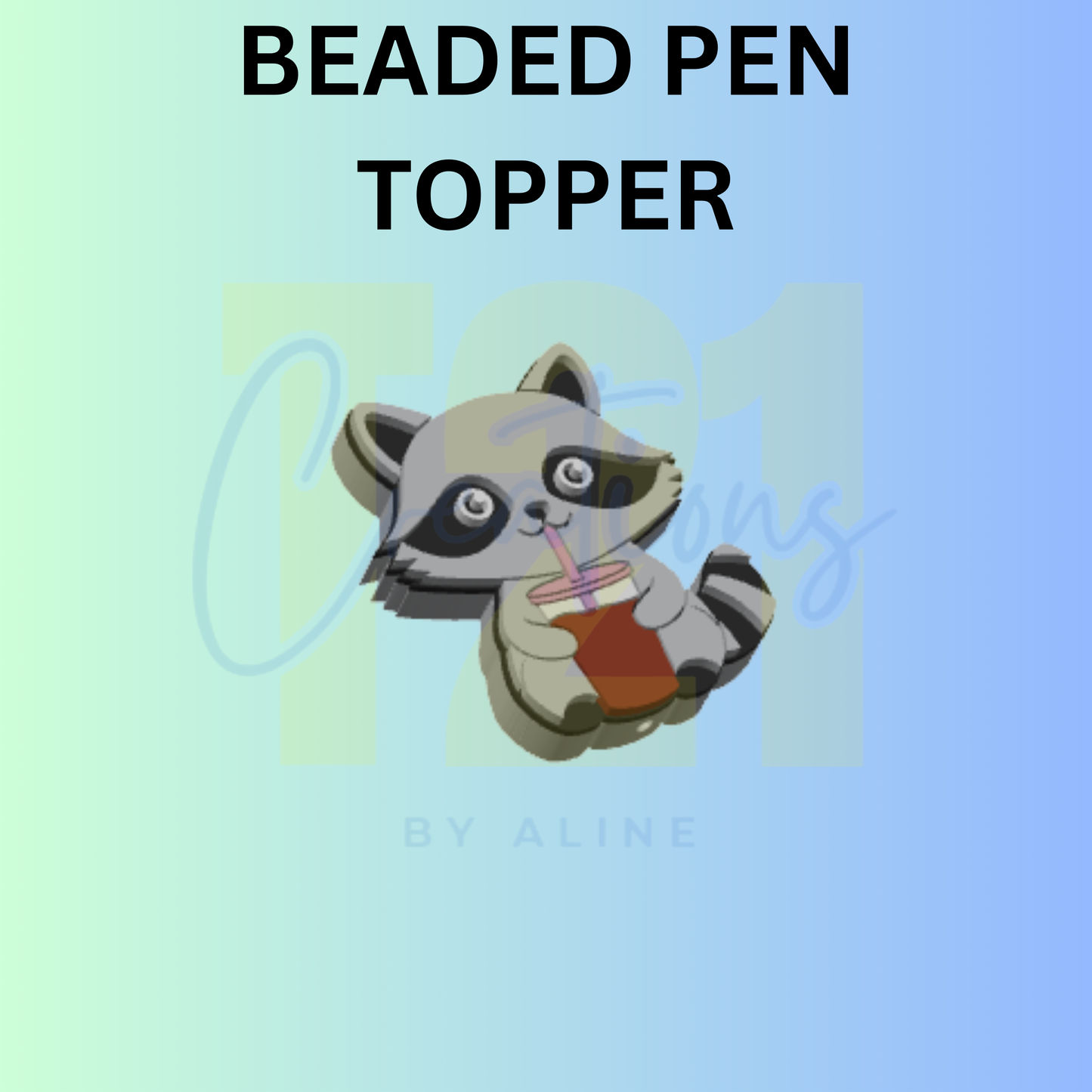 RACOON PEN TOPPER