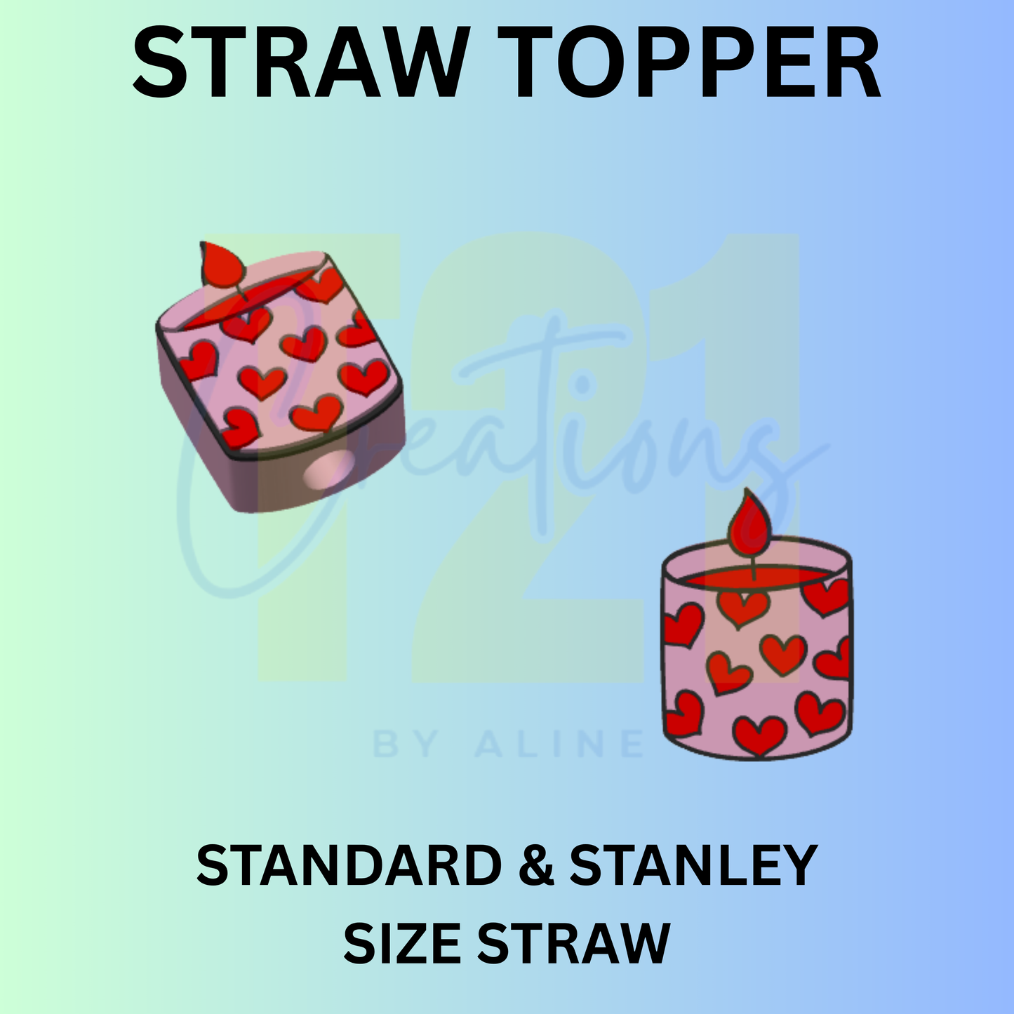 CANDLE STRAW TOPPER