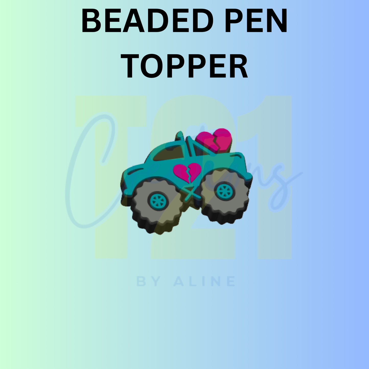 GIRL TRUCK PEN TOPPER