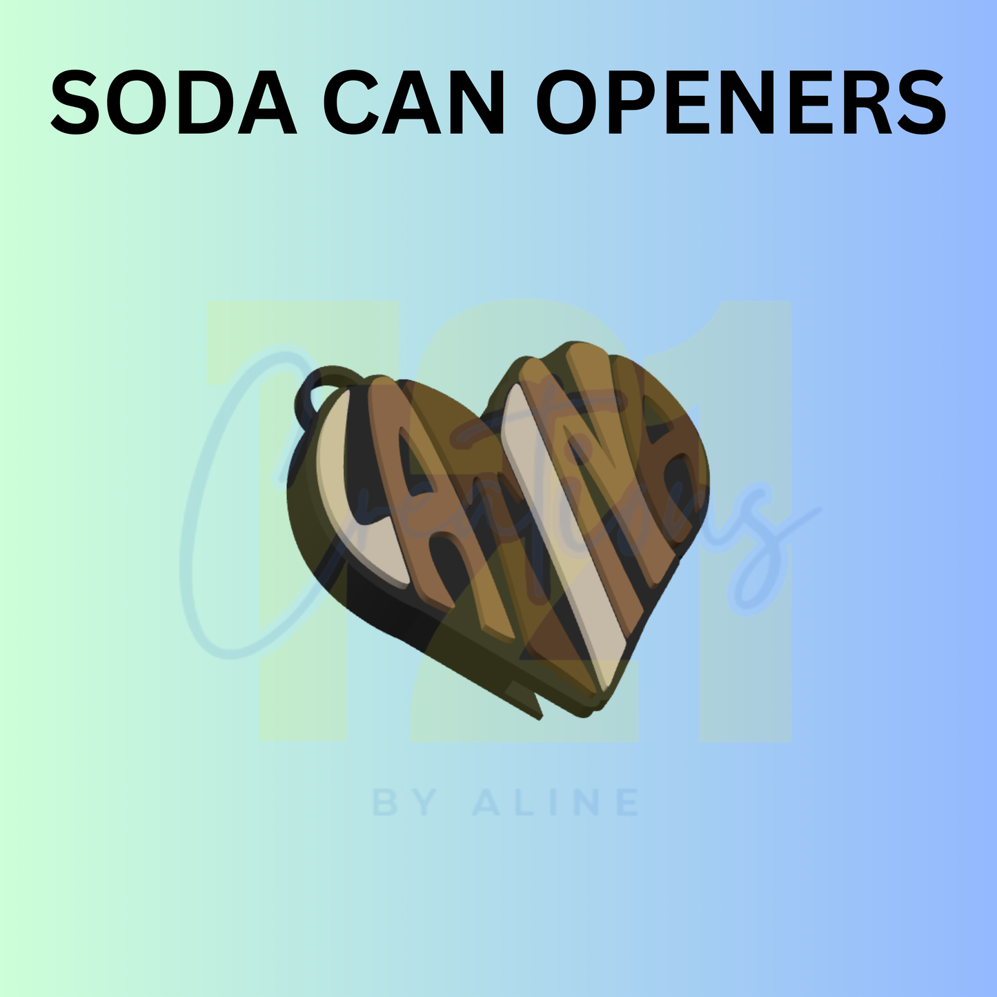 LATINA 2 CAN OPENER KEYCHAIN