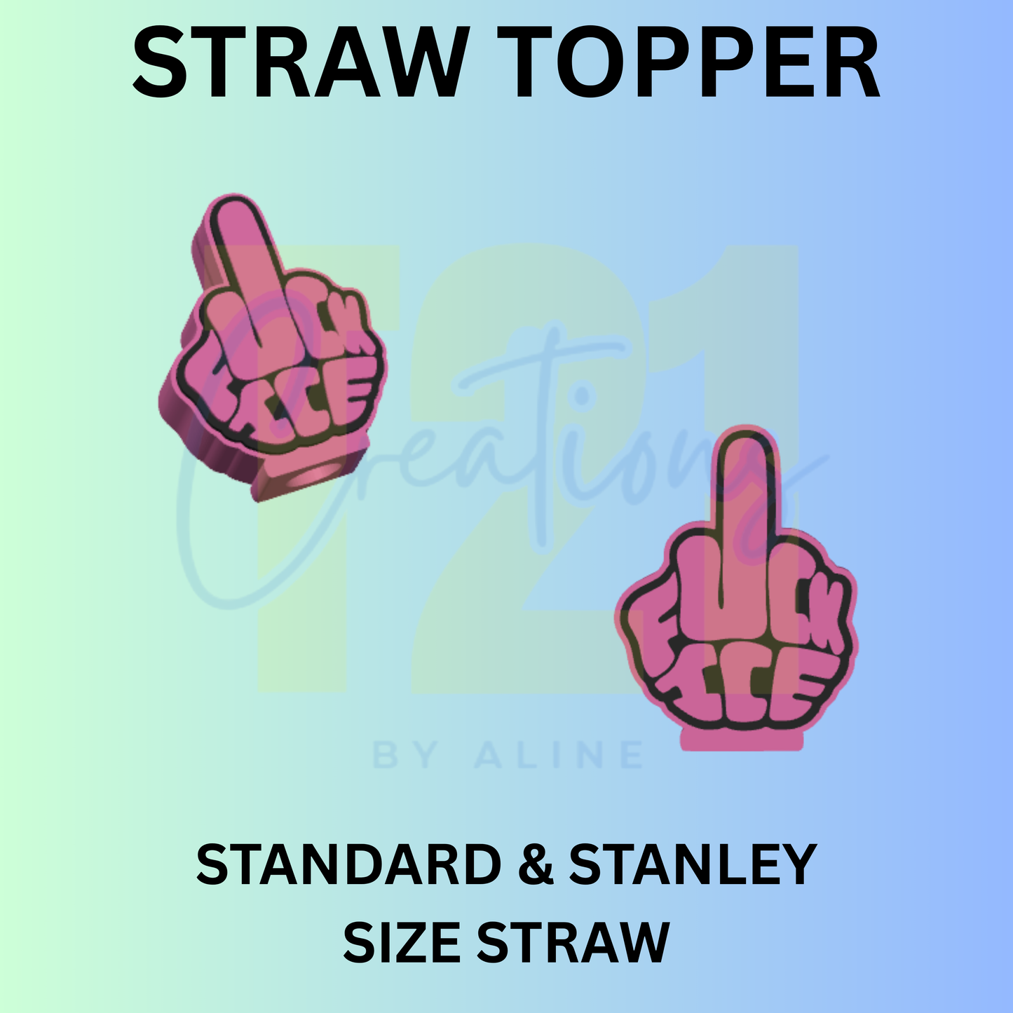 F ICE STRAW TOPPER