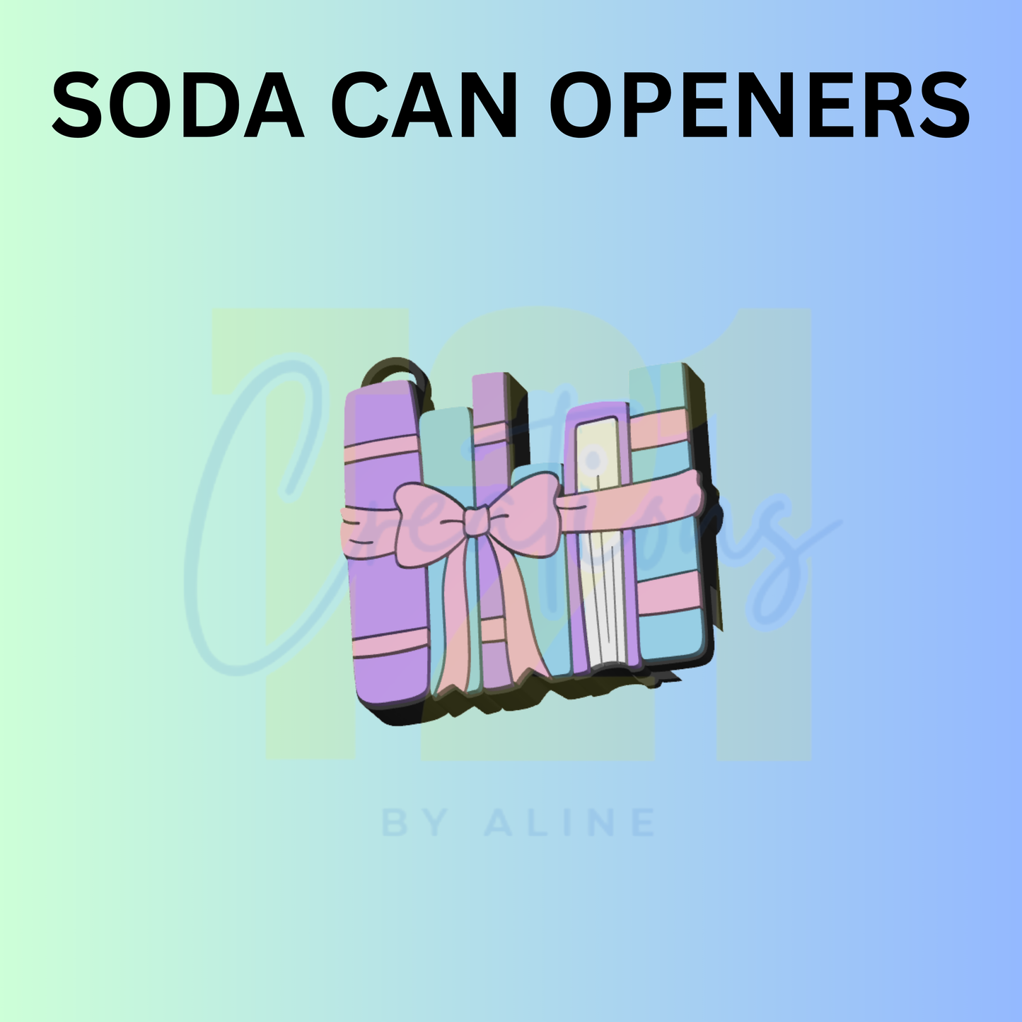 BOOKS 2 CAN OPENER KEYCHAIN