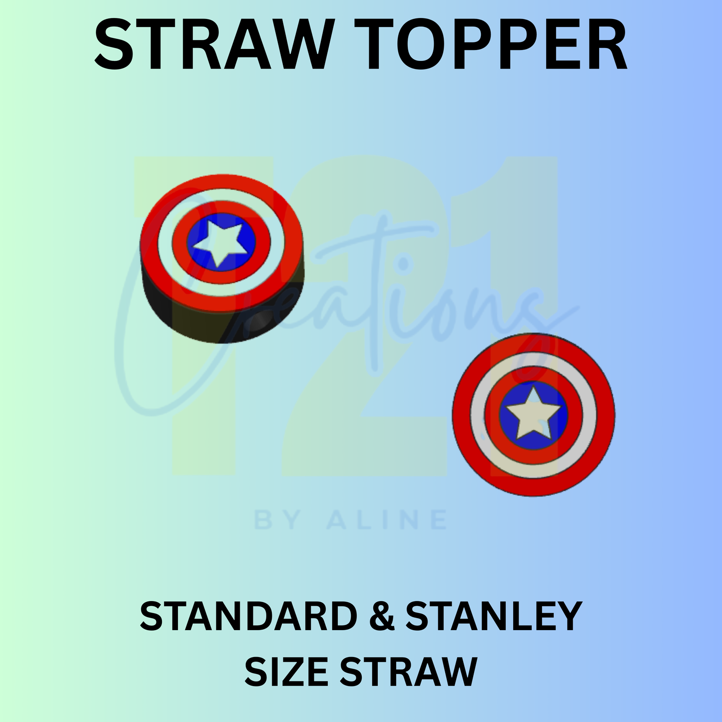 HEROE 2 STRAW TOPPER