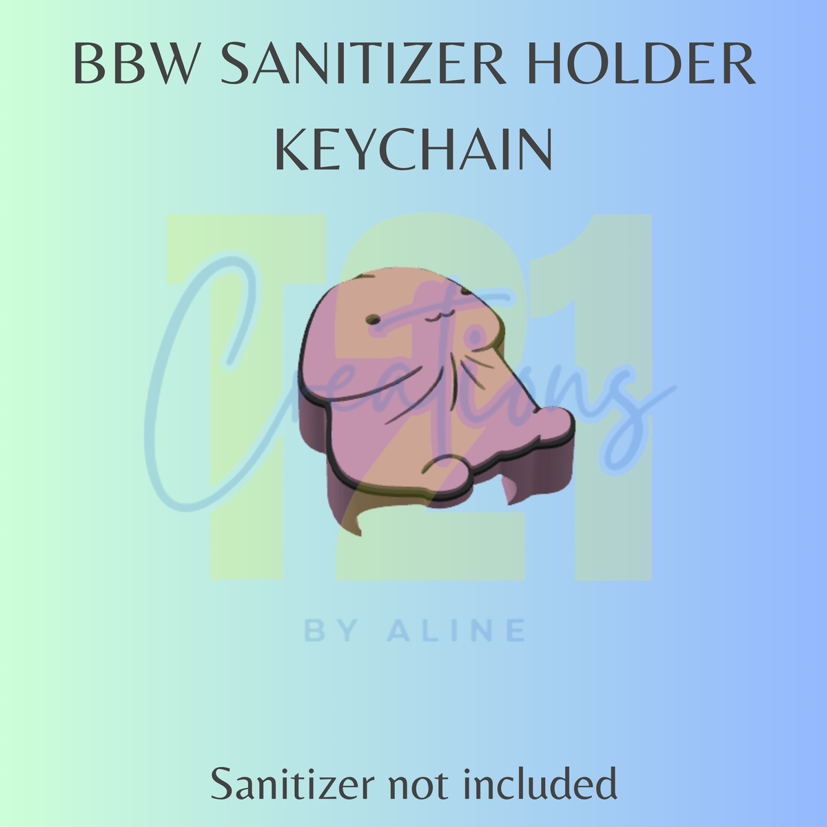 RICHARD BBW SANITIZER KEYCHAIN
