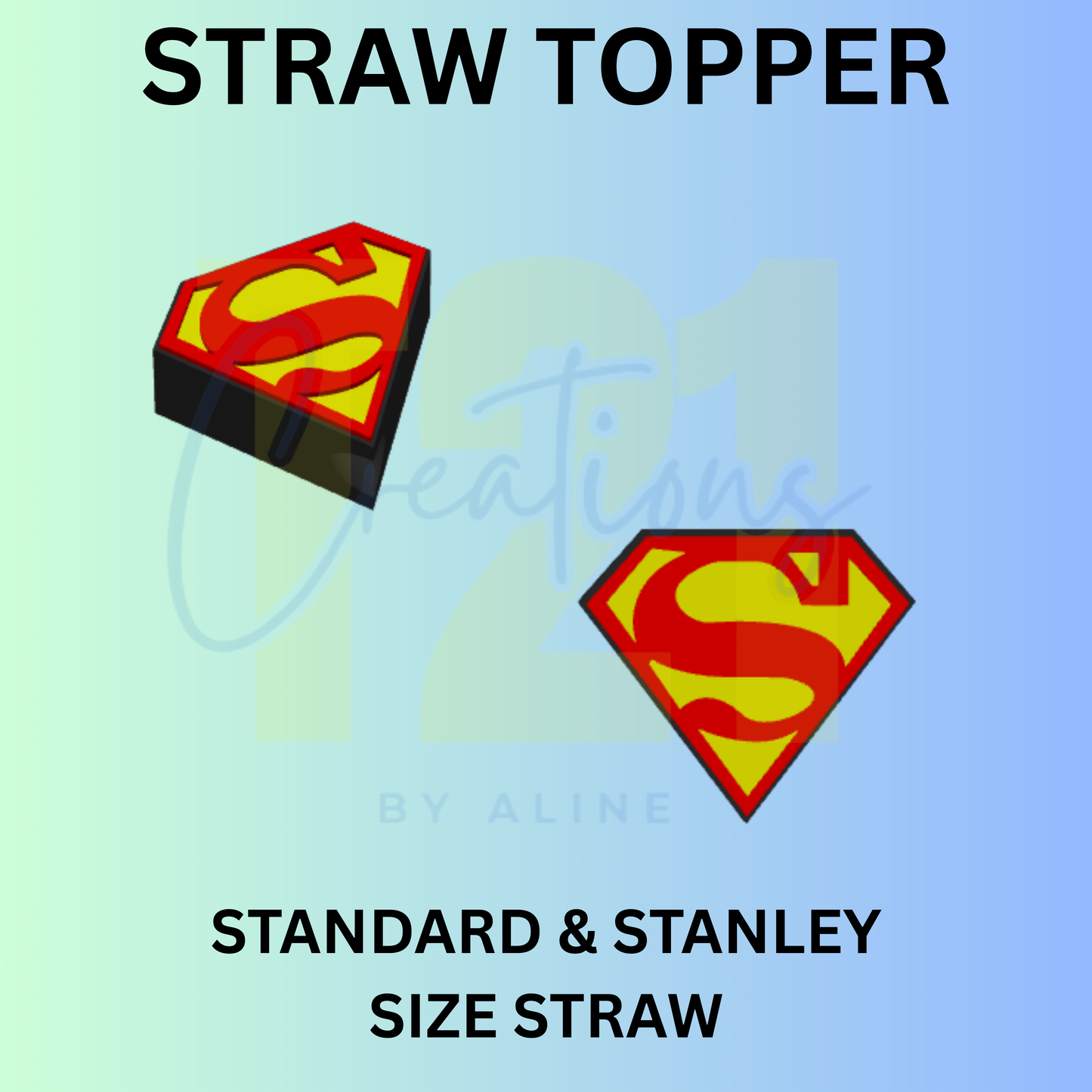 HEROE 4 STRAW TOPPER
