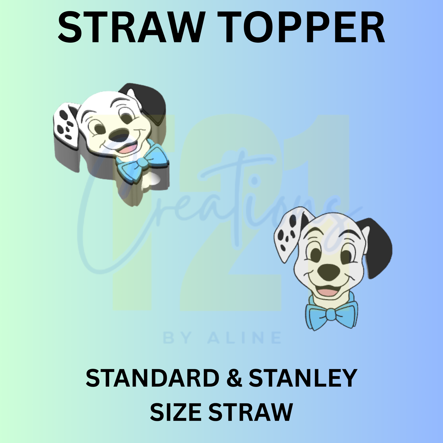 BOY DOG STRAW TOPPER