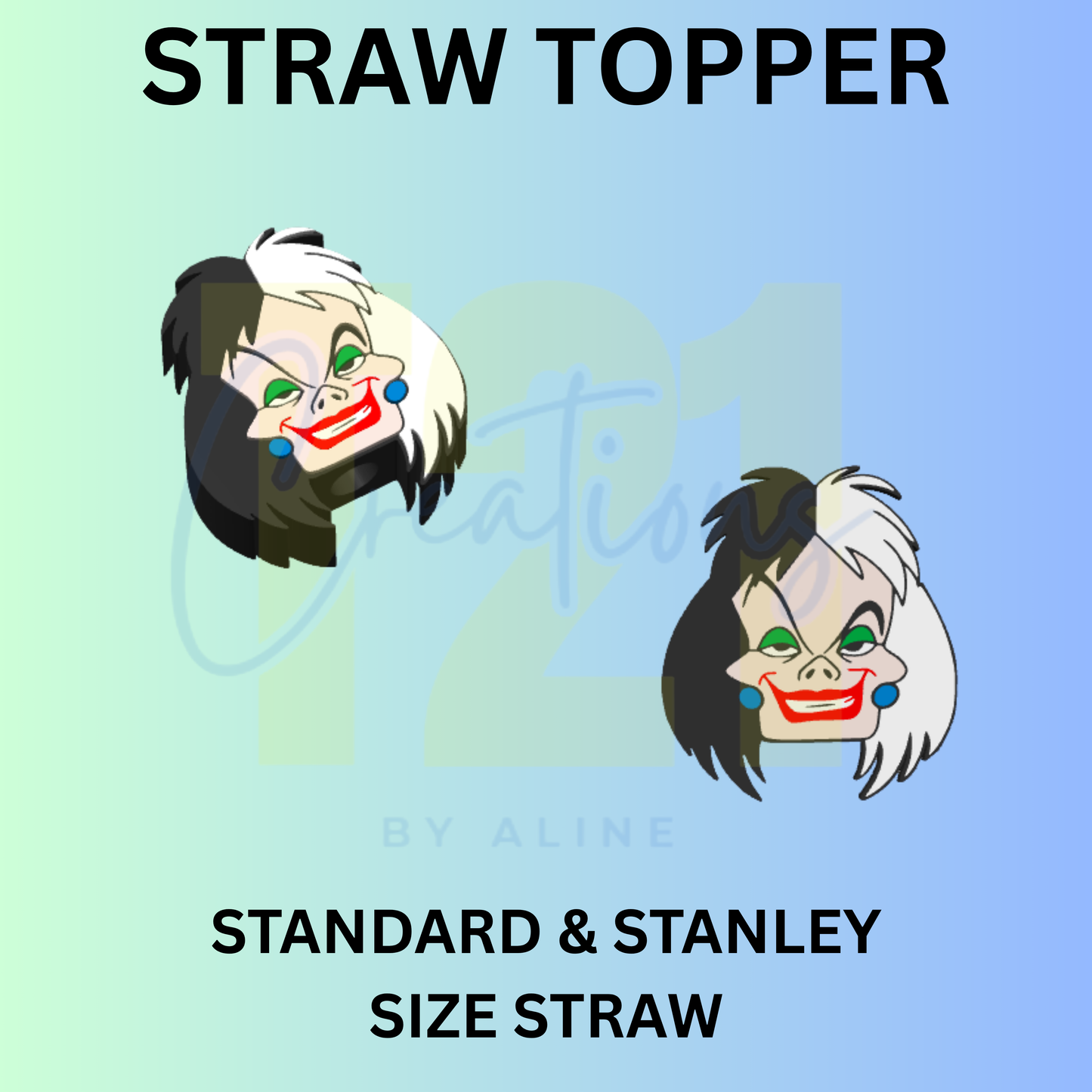 VILLAN 1 STRAW TOPPER
