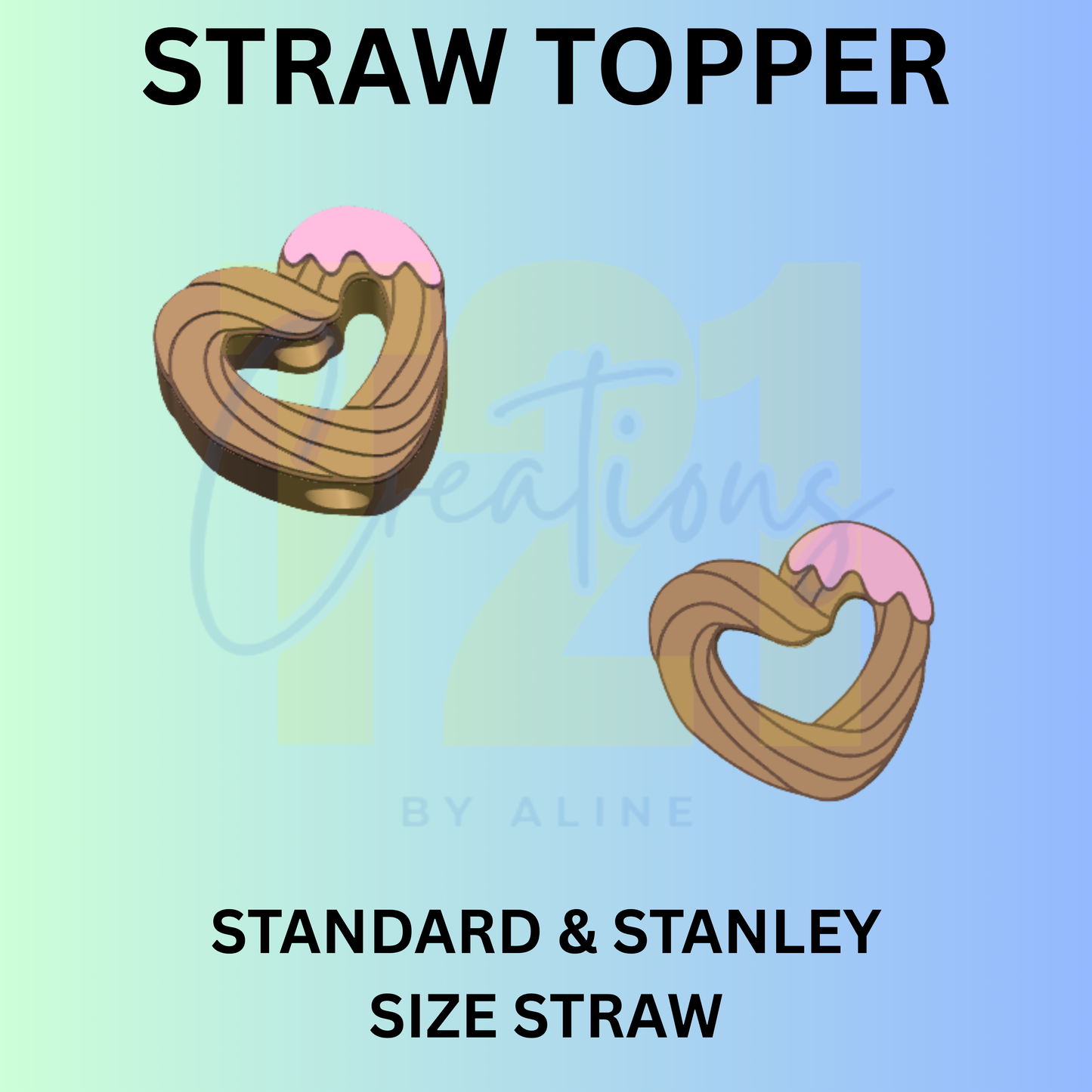 CHURRO STRAW TOPPER