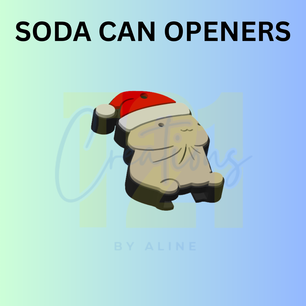 XMAS RICHARD CAN OPENER KEYCHAIN