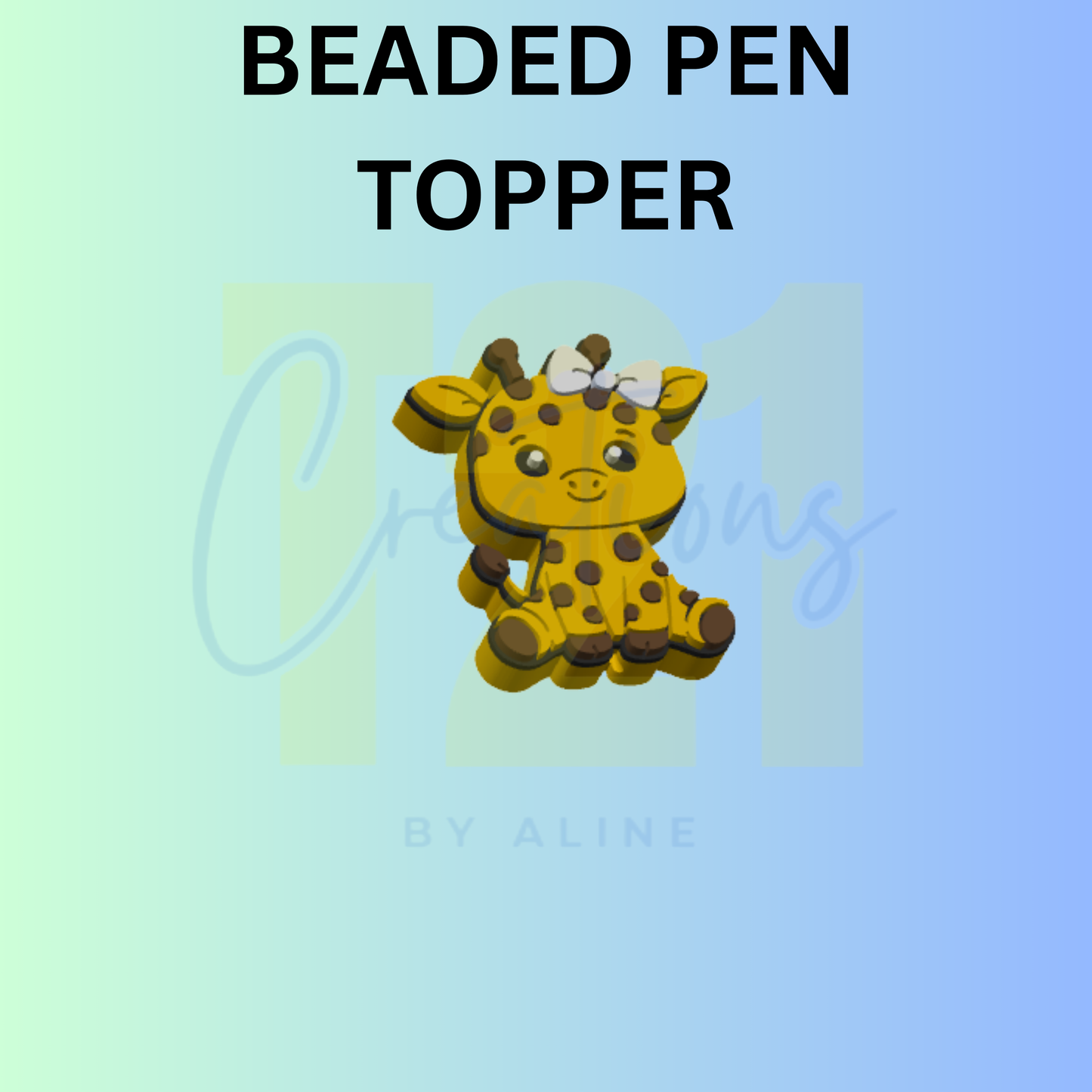 GIRAFFE PEN TOPPER
