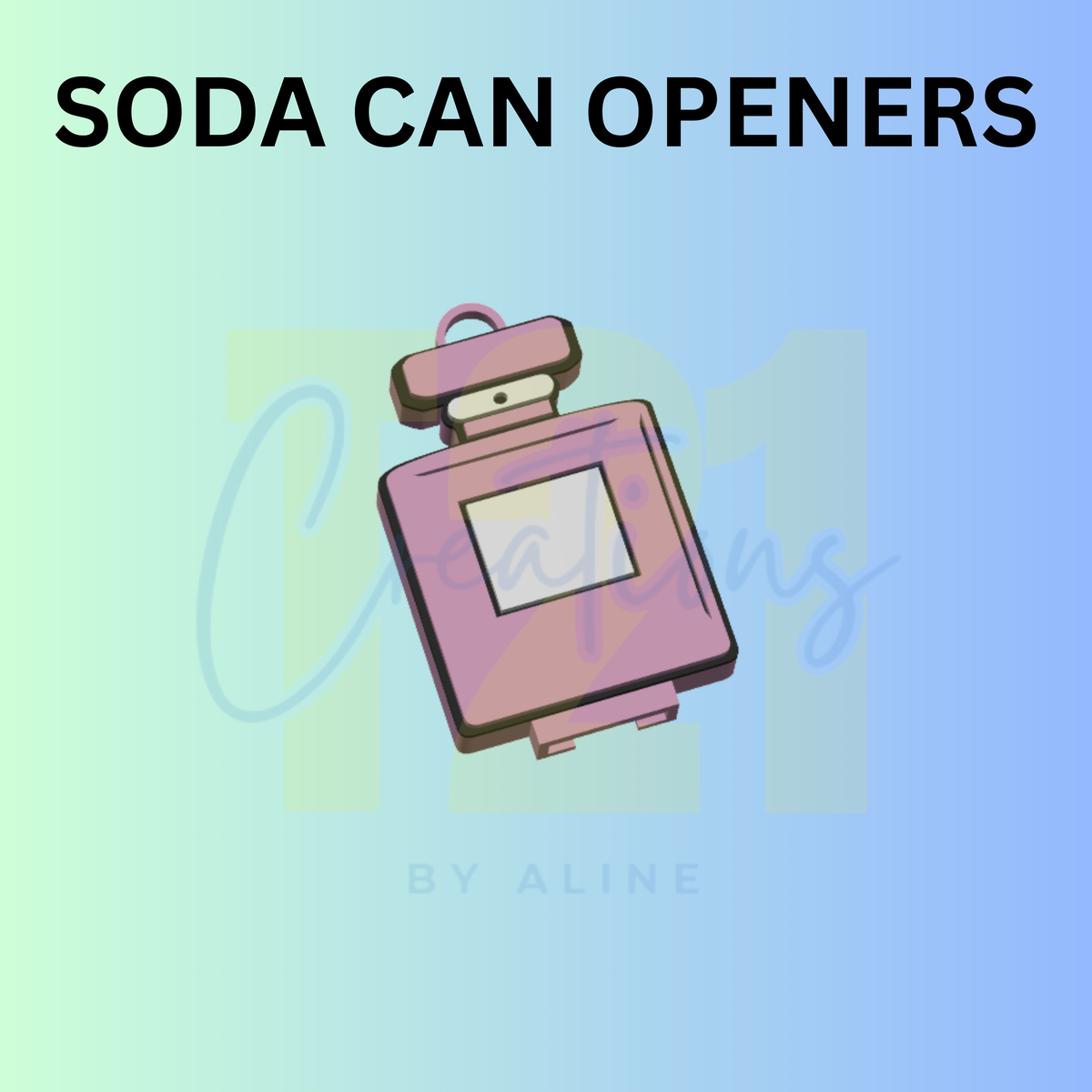 PERFUME 2 CAN OPENER KEYCHAIN