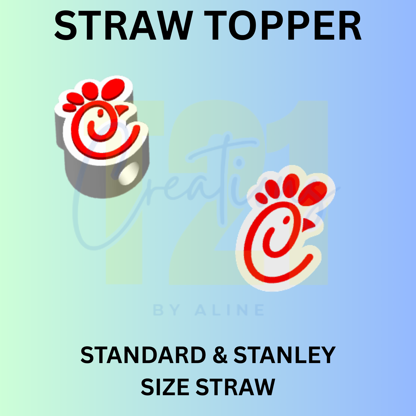 CHICKEN STRAW TOPPER