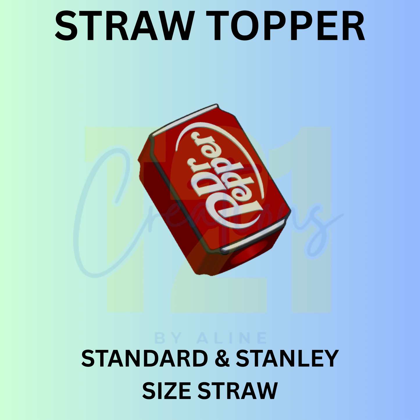 DR. P SODA STRAW TOPPER