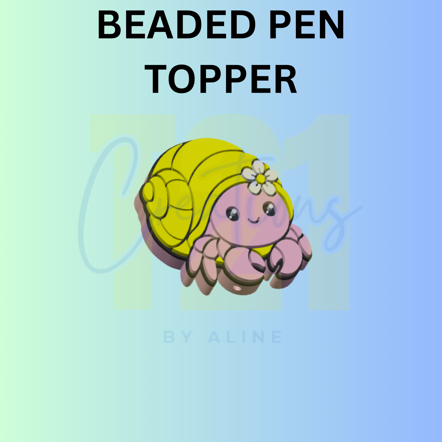 HERMIT CRAB PEN TOPPER
