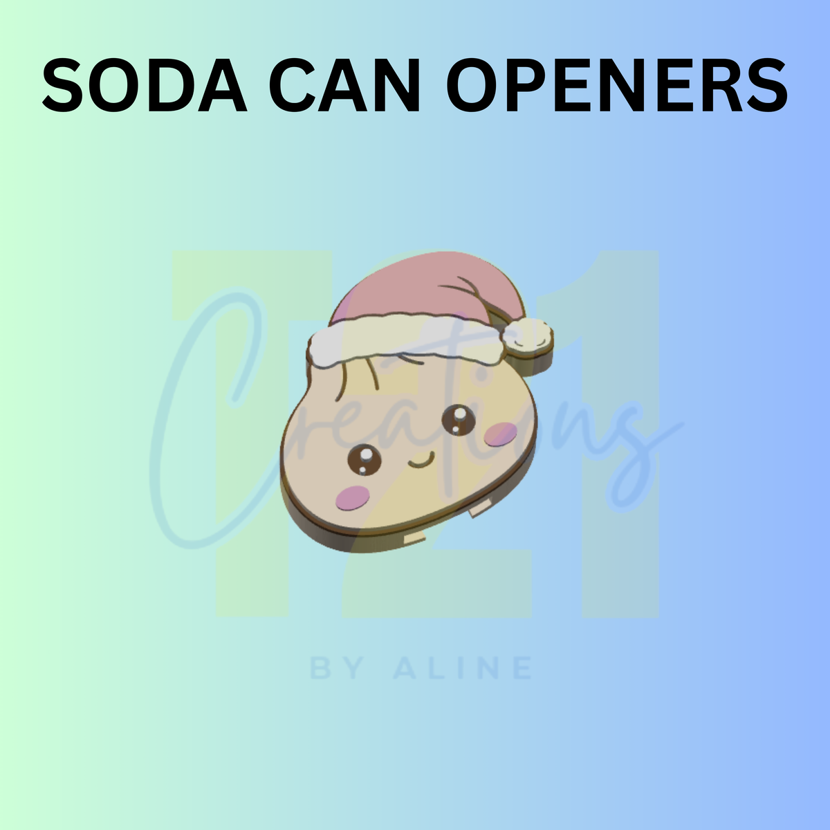 XMAS DUMPLING CAN OPENER KEYCHAIN