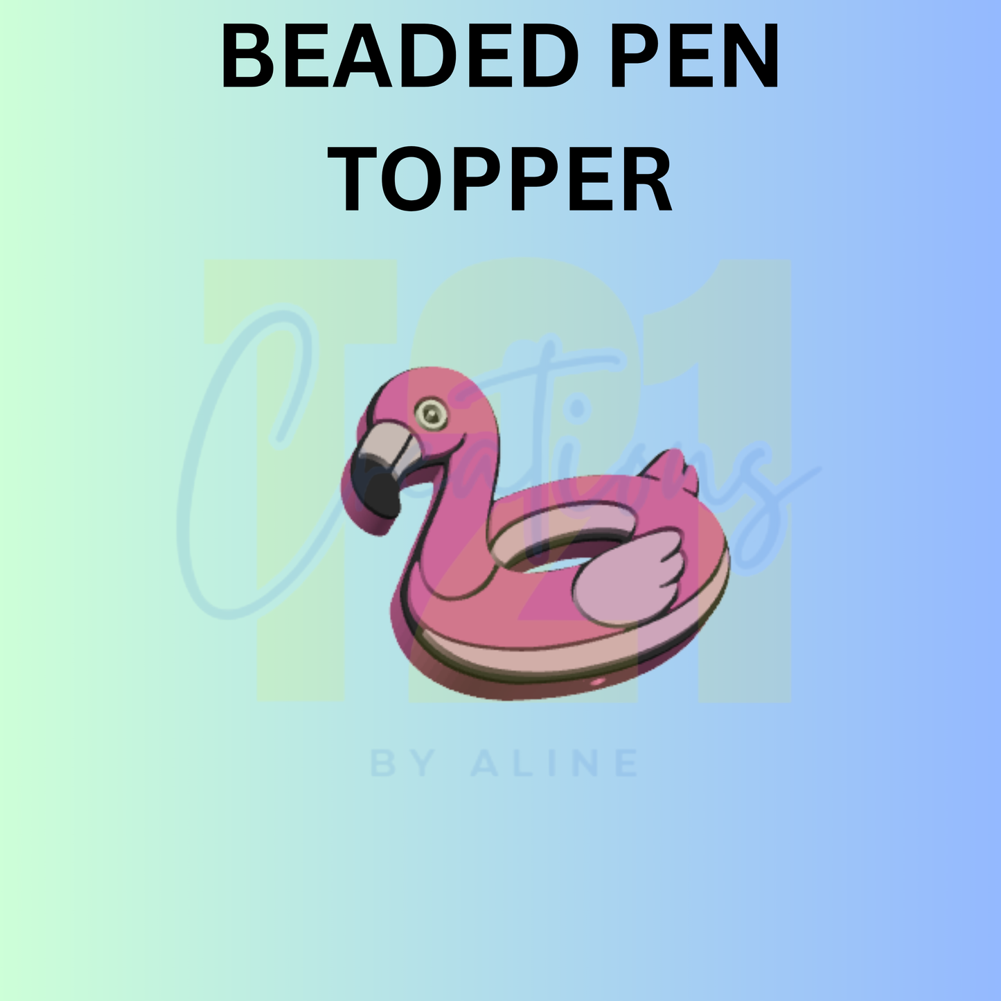 FLAMINGO FLOAT PEN TOPPER