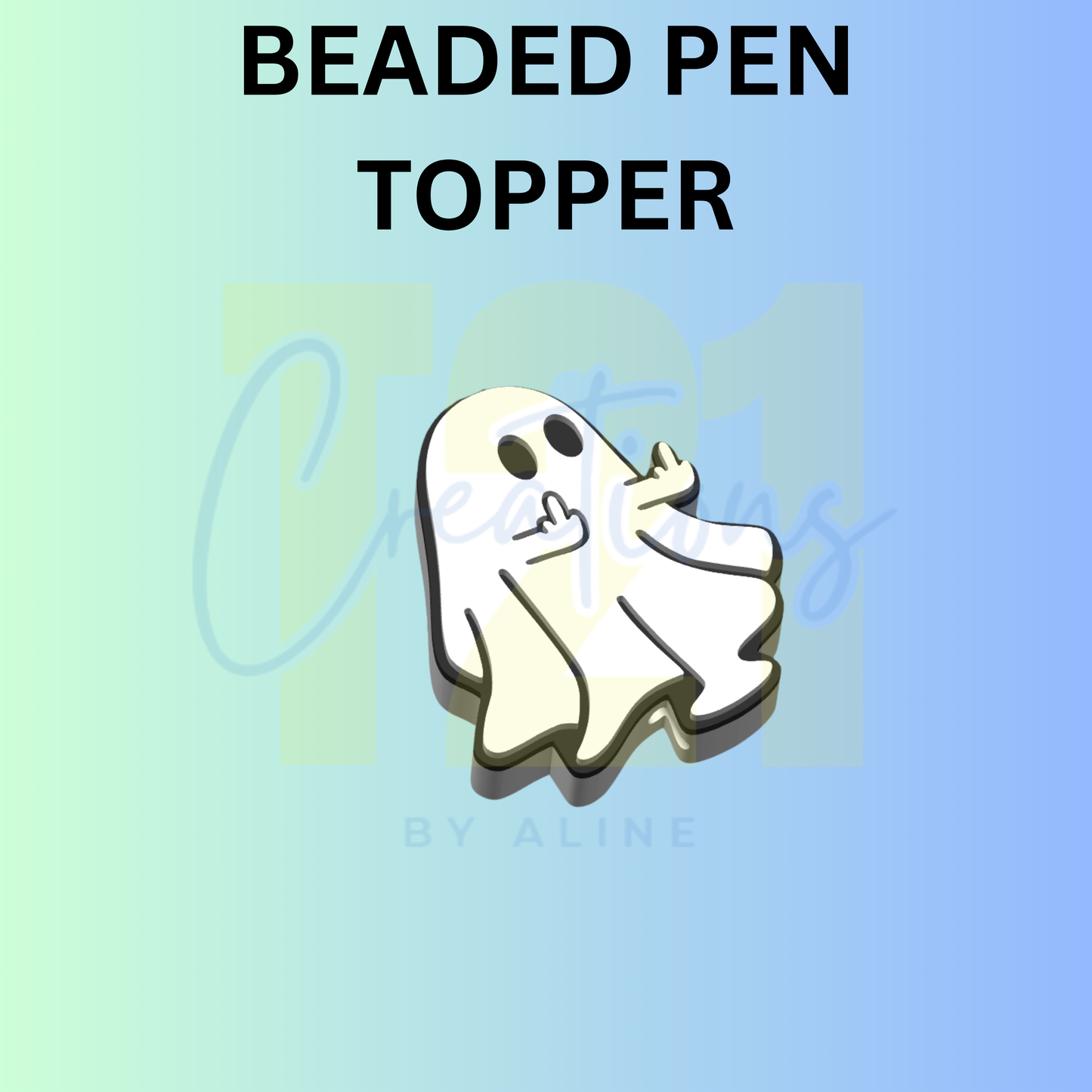 SASSY GHOST PEN TOPPER