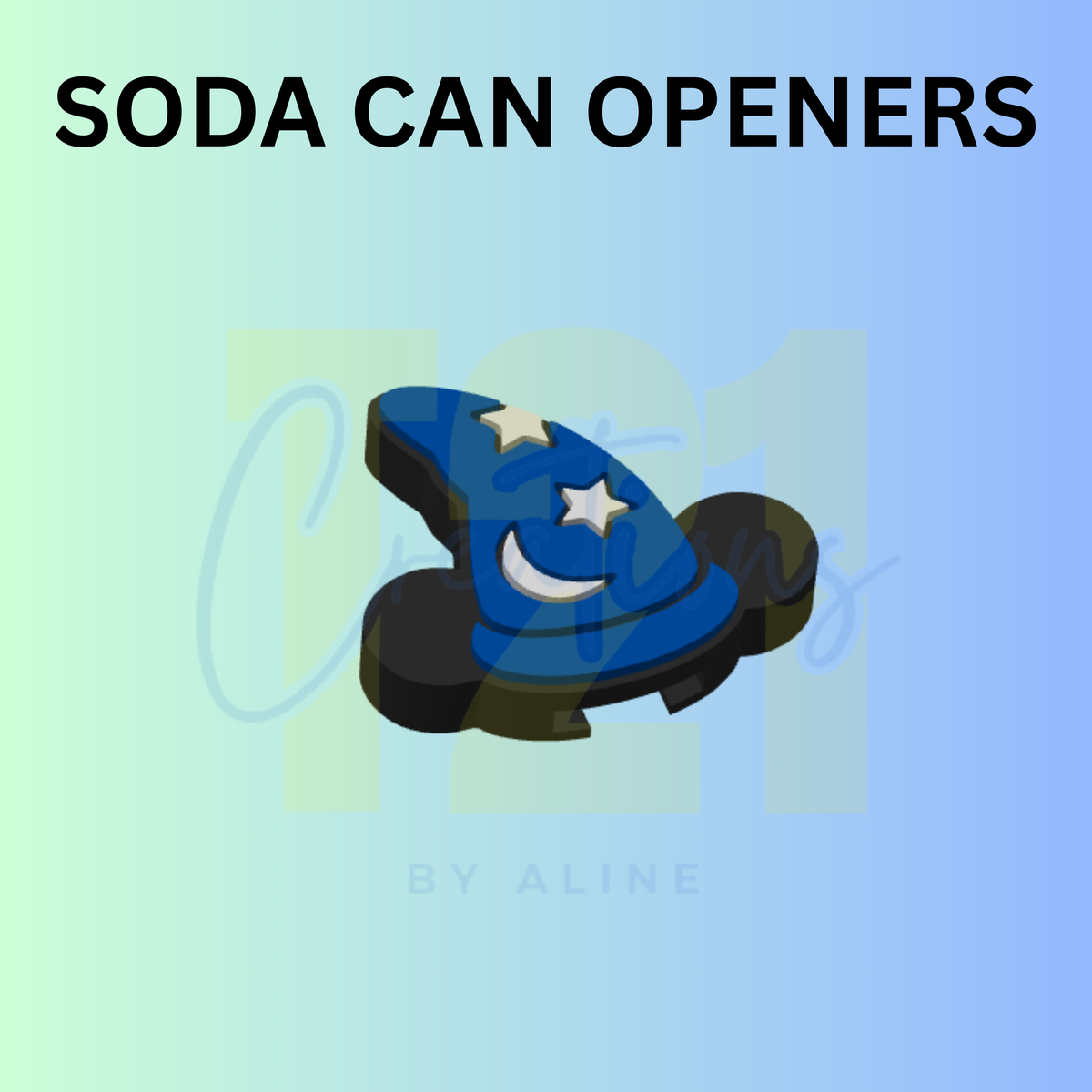 SORCERER HAT CAN OPENER KEYCHAIN