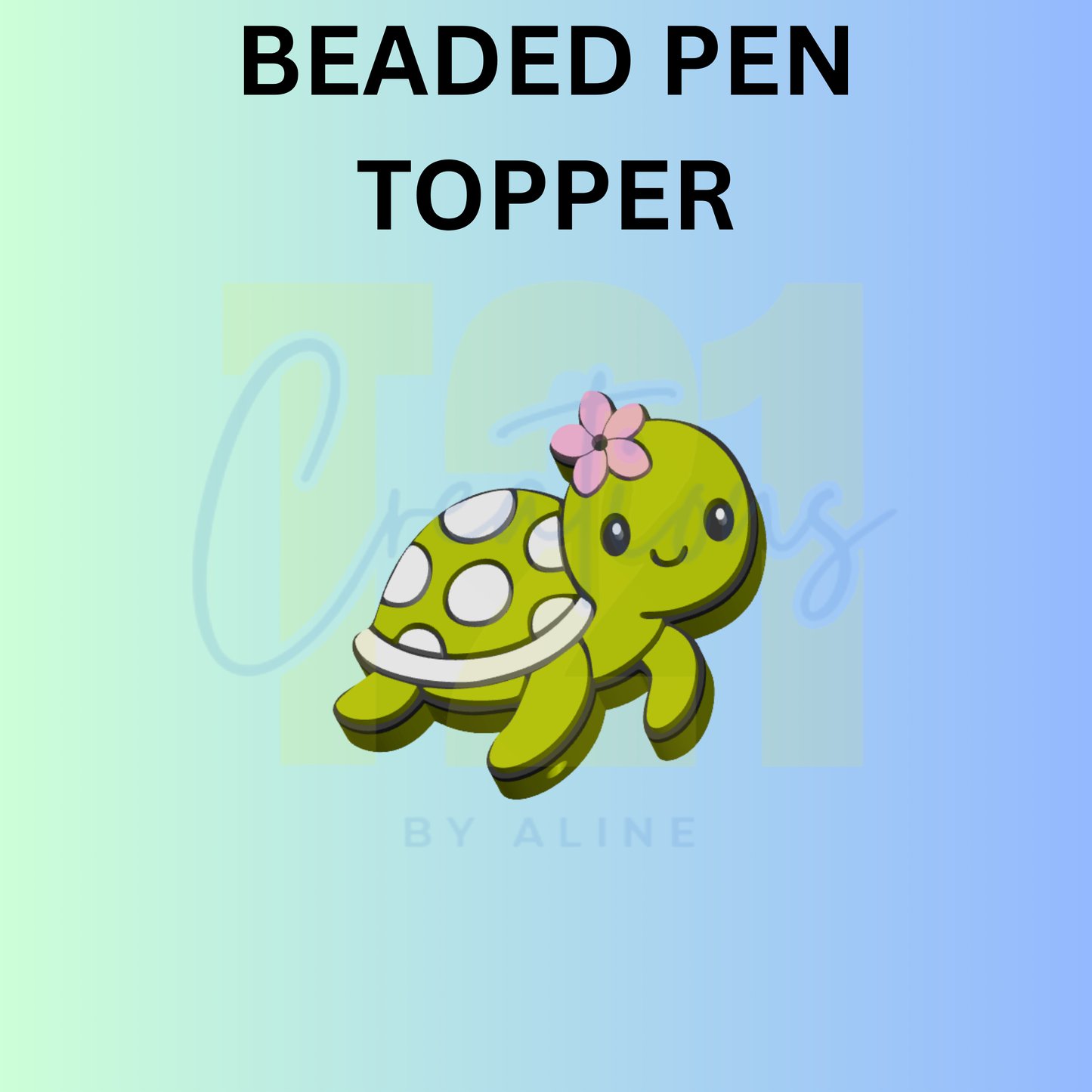 TURTLE PEN TOPPER