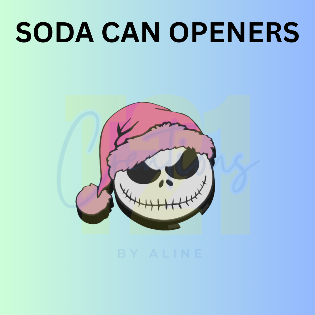 XMAS JACK CAN OPENER KEYCHAIN