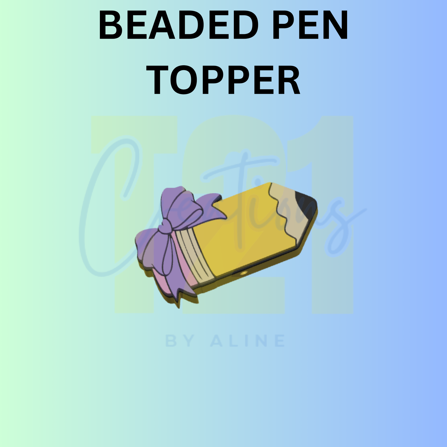 COQUETTE PENCIL PEN TOPPER