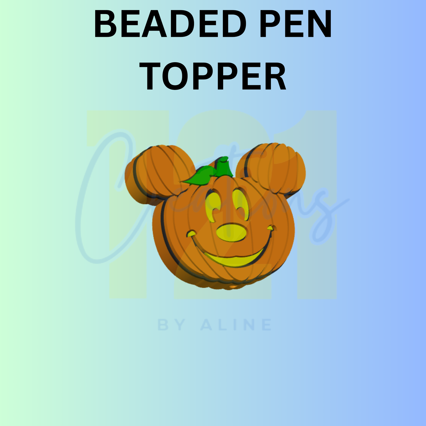 BOY PUMPKIN PEN TOPPER