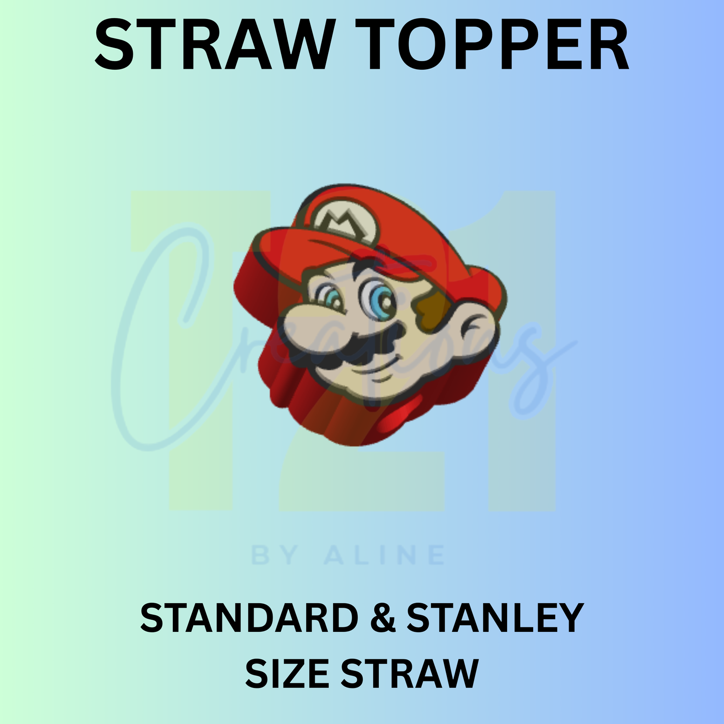 ITALIAN BROTHER 1 STRAW TOPPER