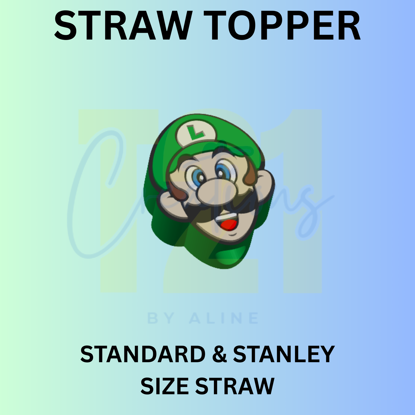 ITALIAN BROTHER 2 STRAW TOPPER