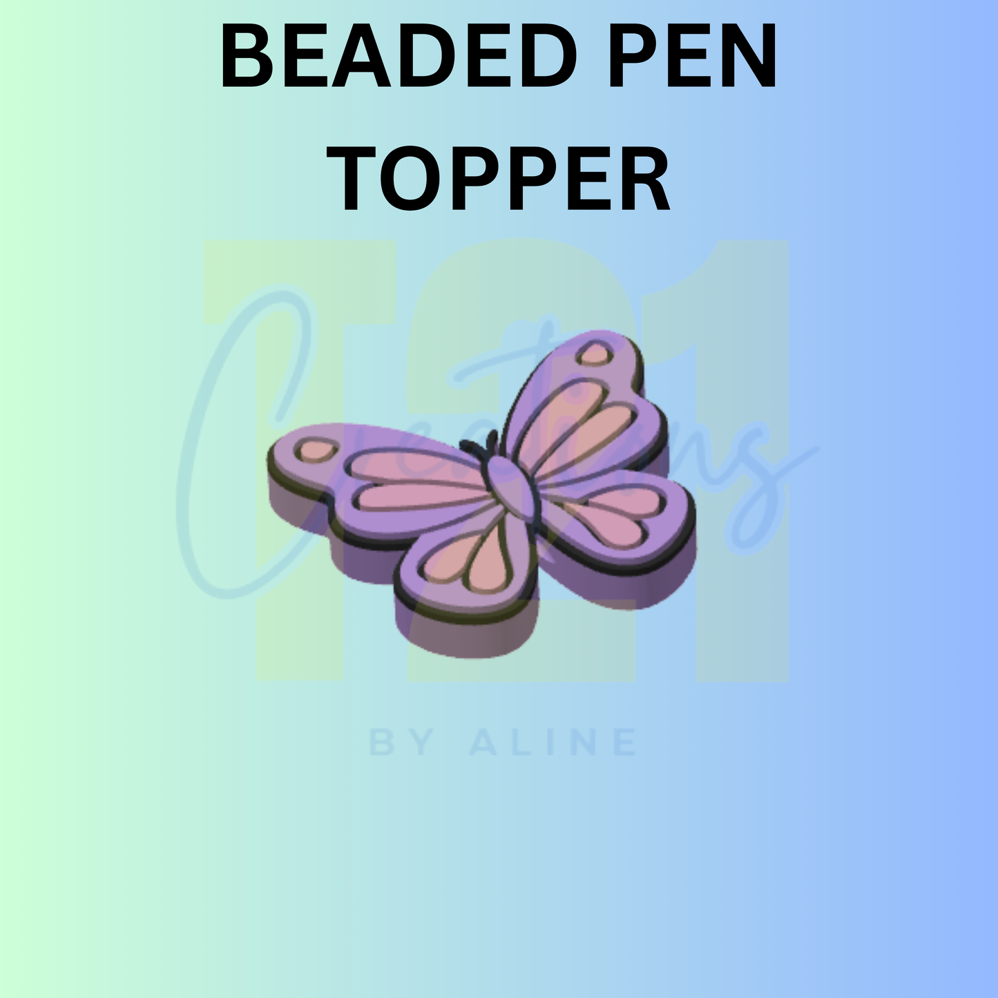 BUTTERFLY PEN TOPPER