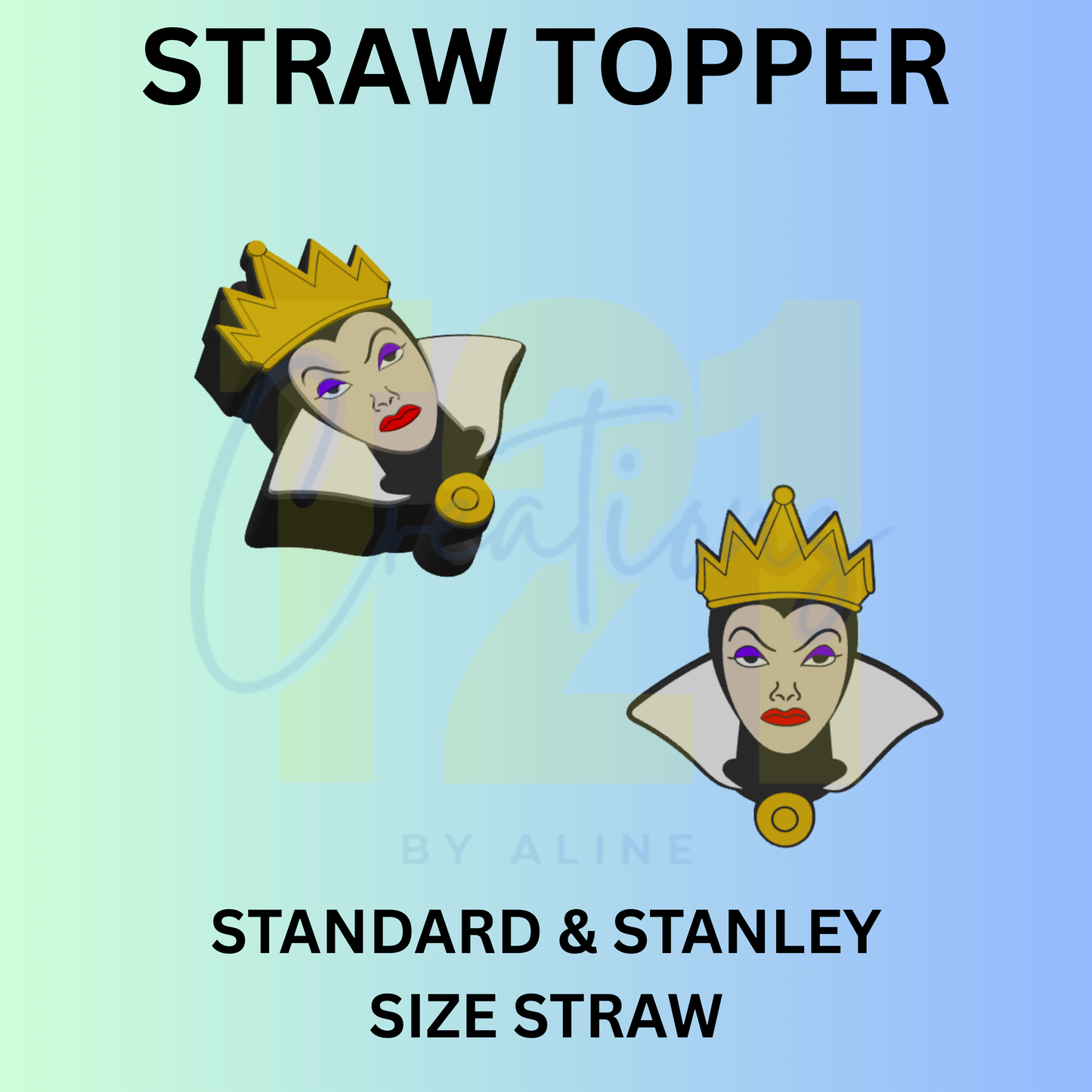 VILLAN 3 STRAW TOPPER